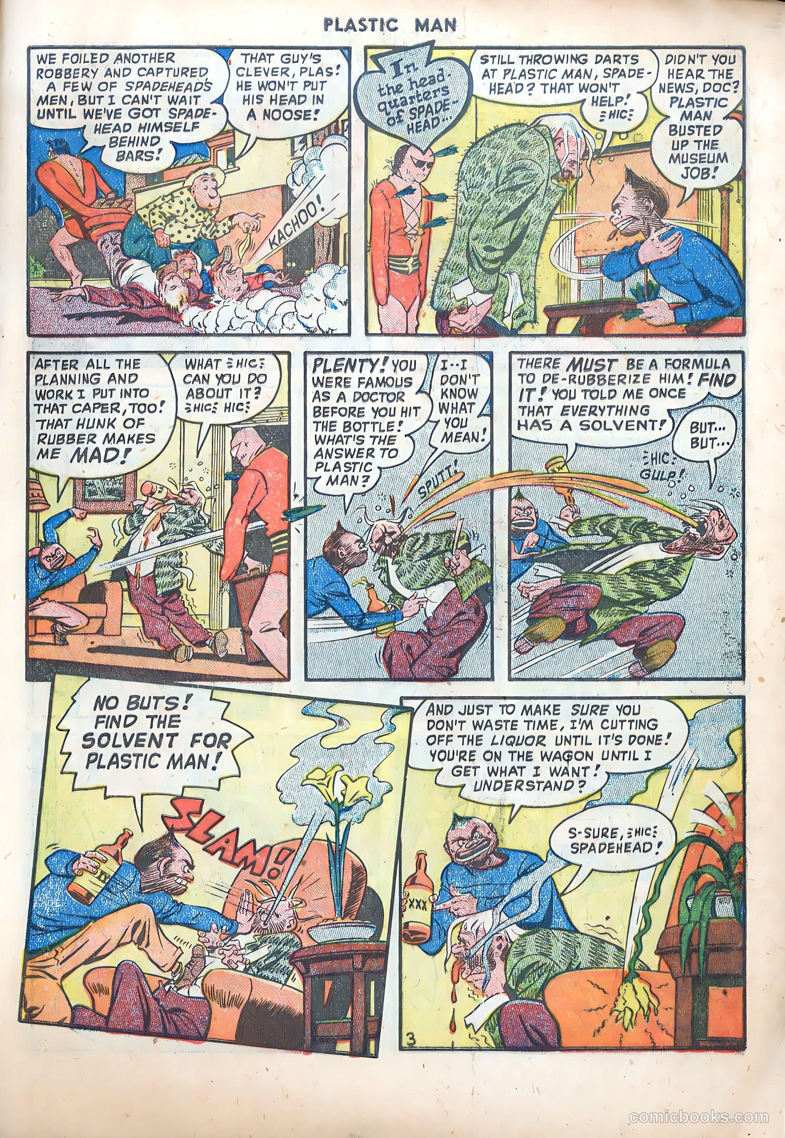 Plastic Man #12 (1948) — page 5 of 52