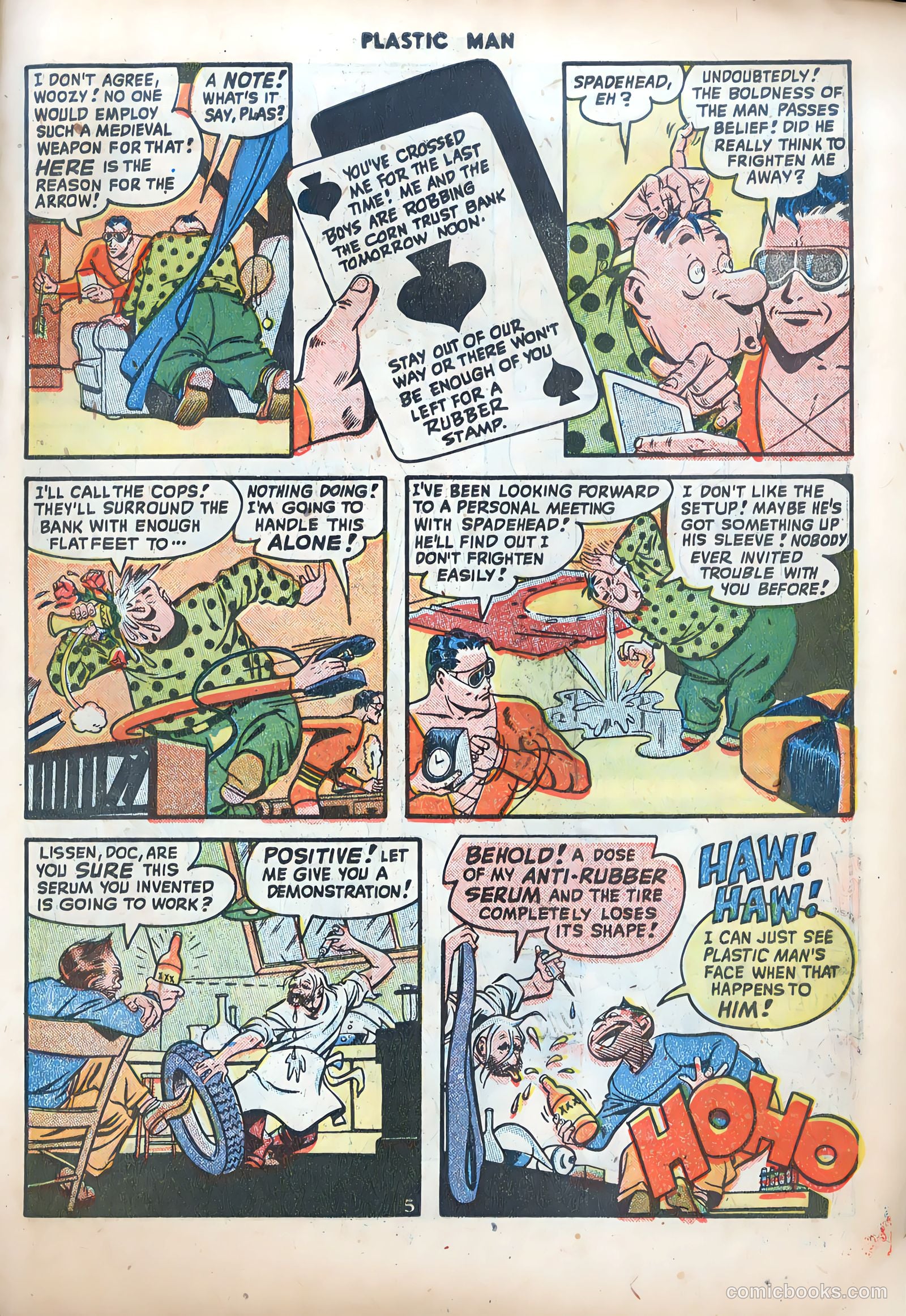 Plastic Man #12 (1948) — page 7 of 52