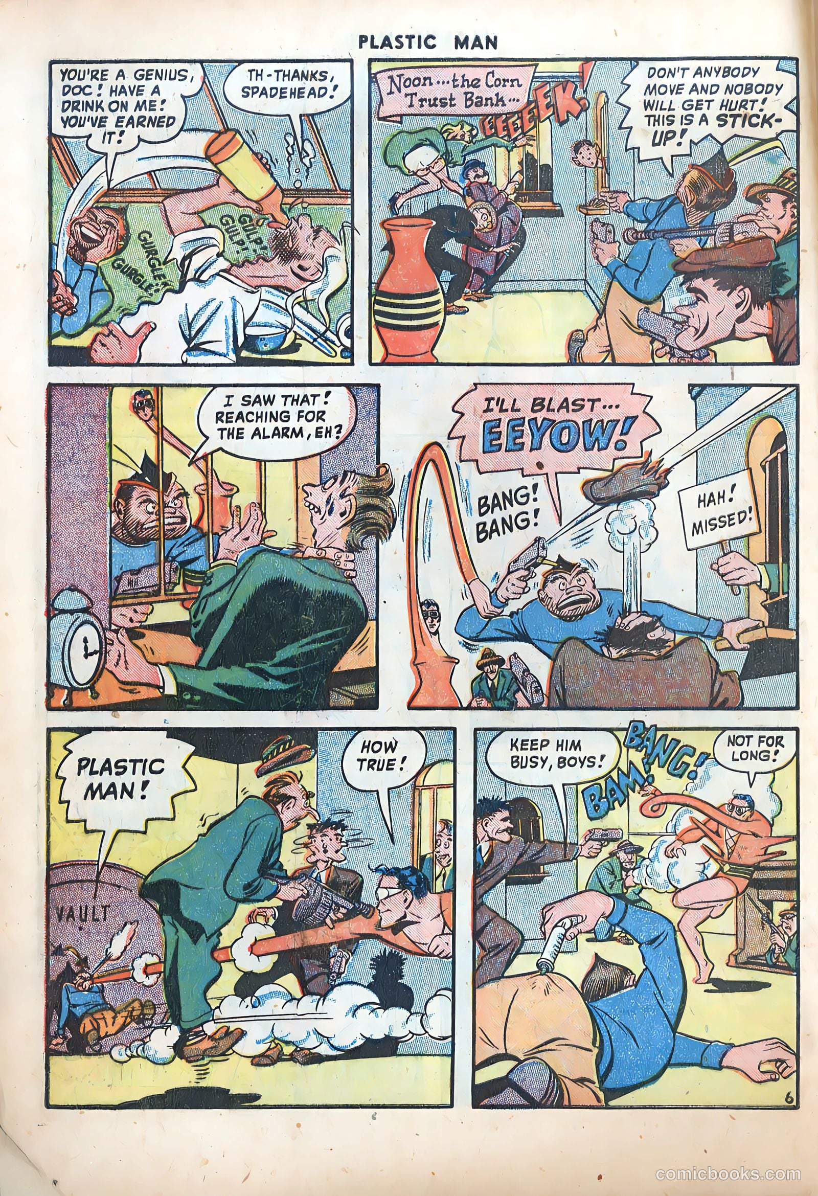 Plastic Man #12 (1948) — page 8 of 52