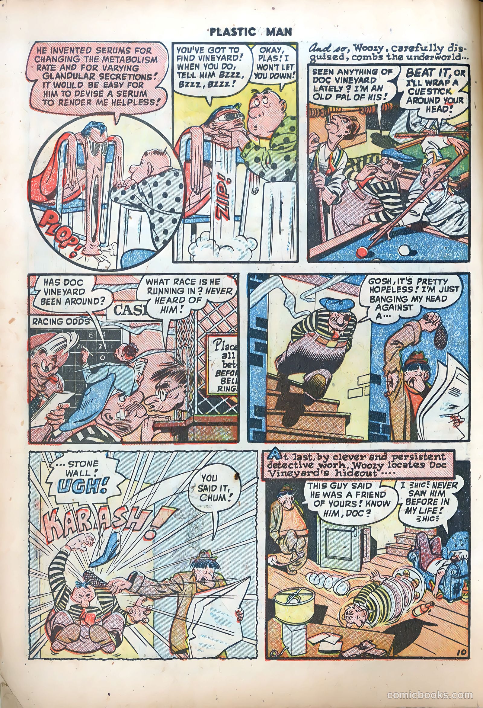 Plastic Man #12 (1948) — page 12 of 52