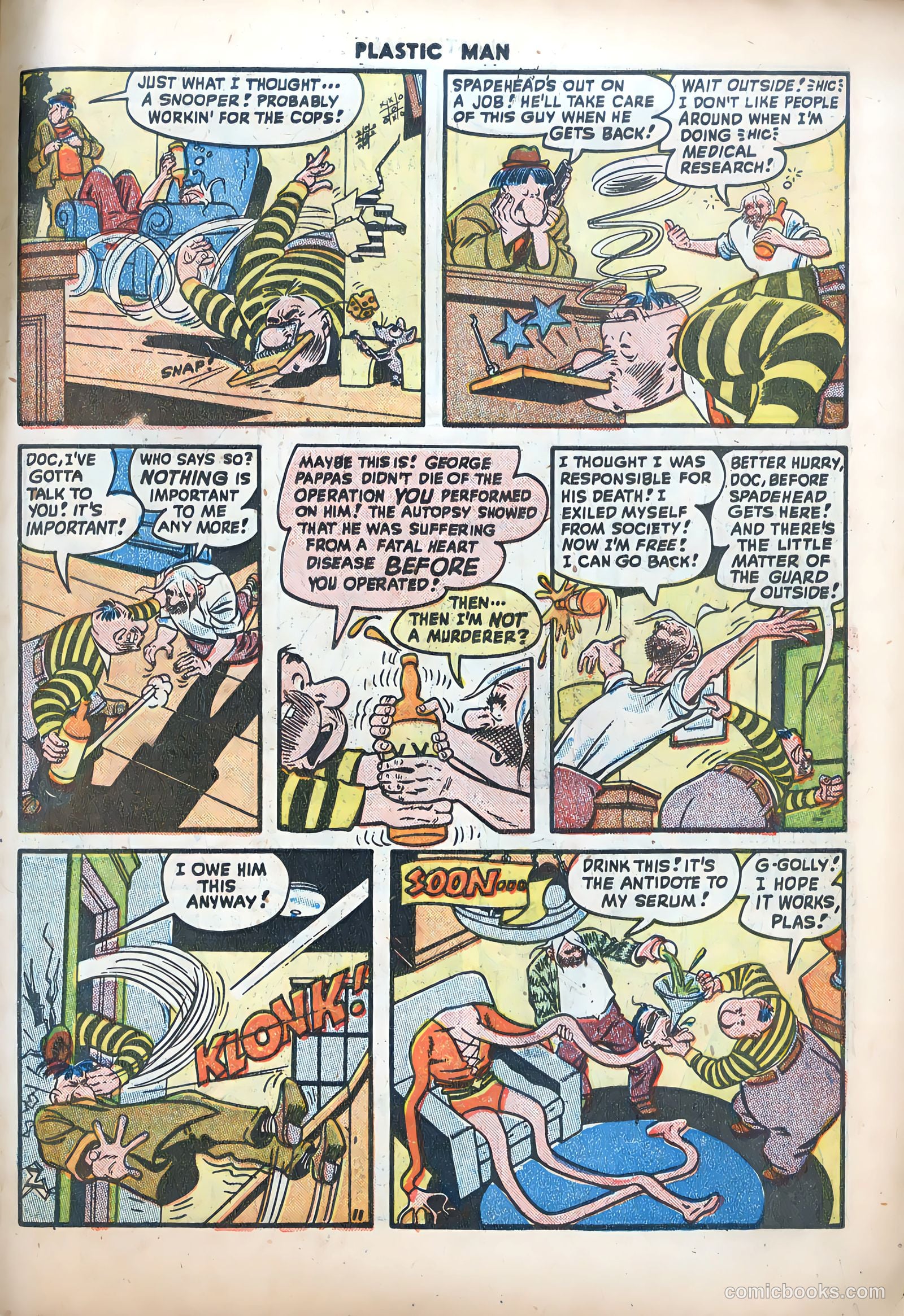 Plastic Man #12 (1948) — page 13 of 52