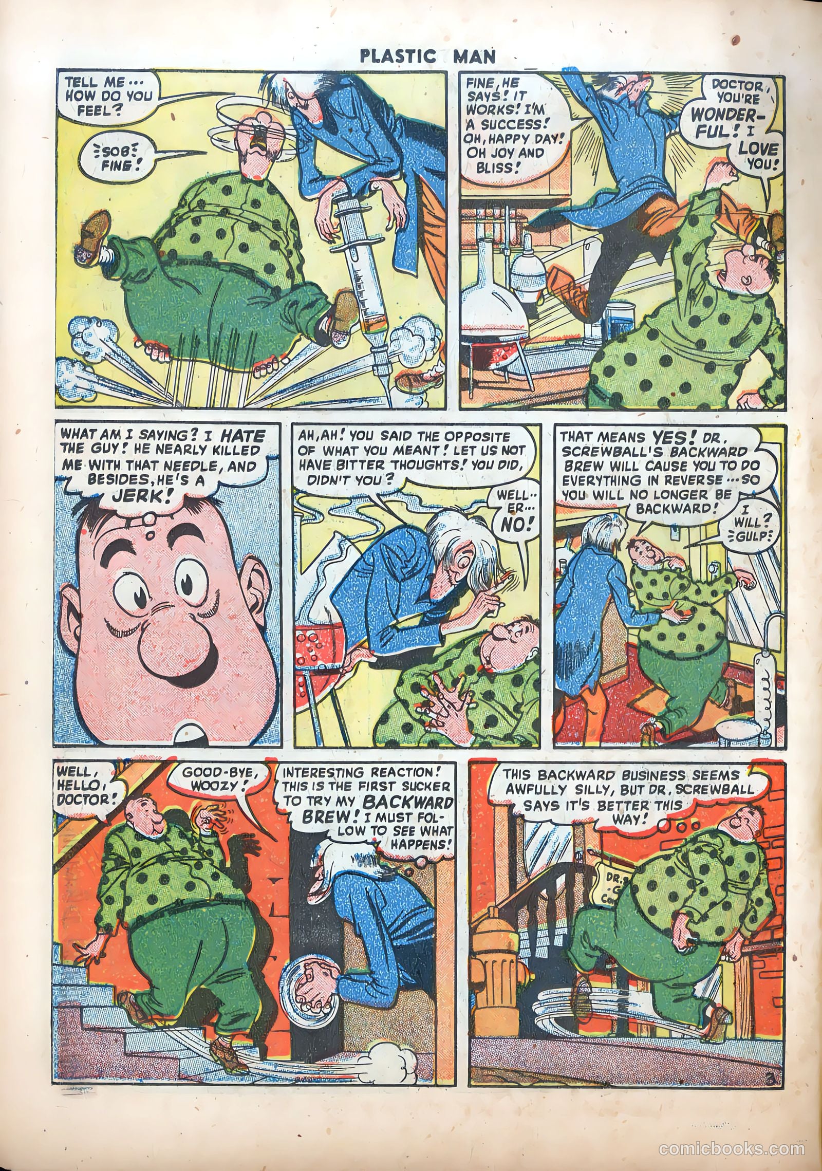 Plastic Man #12 (1948) — page 28 of 52