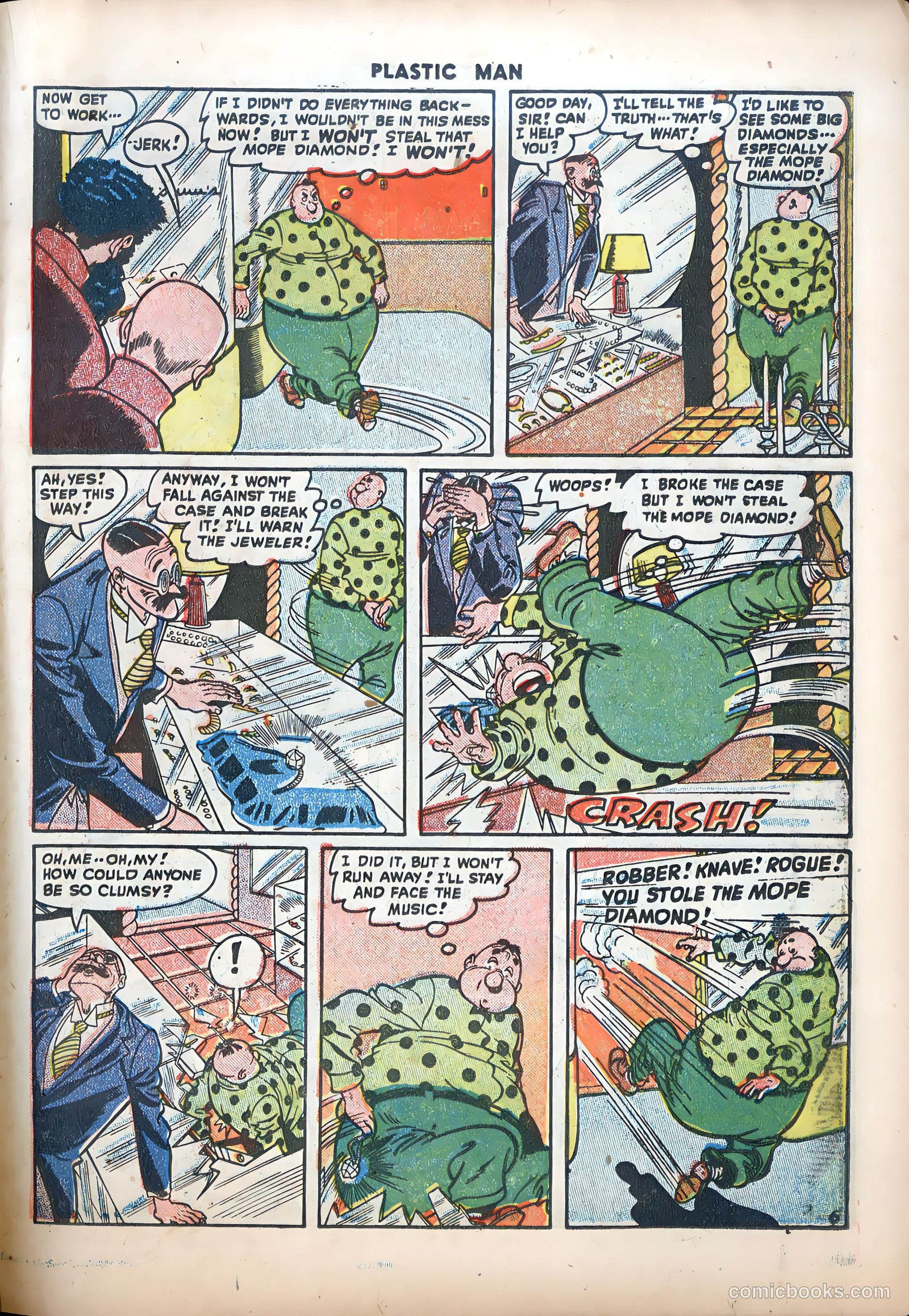 Plastic Man #12 (1948) — page 31 of 52
