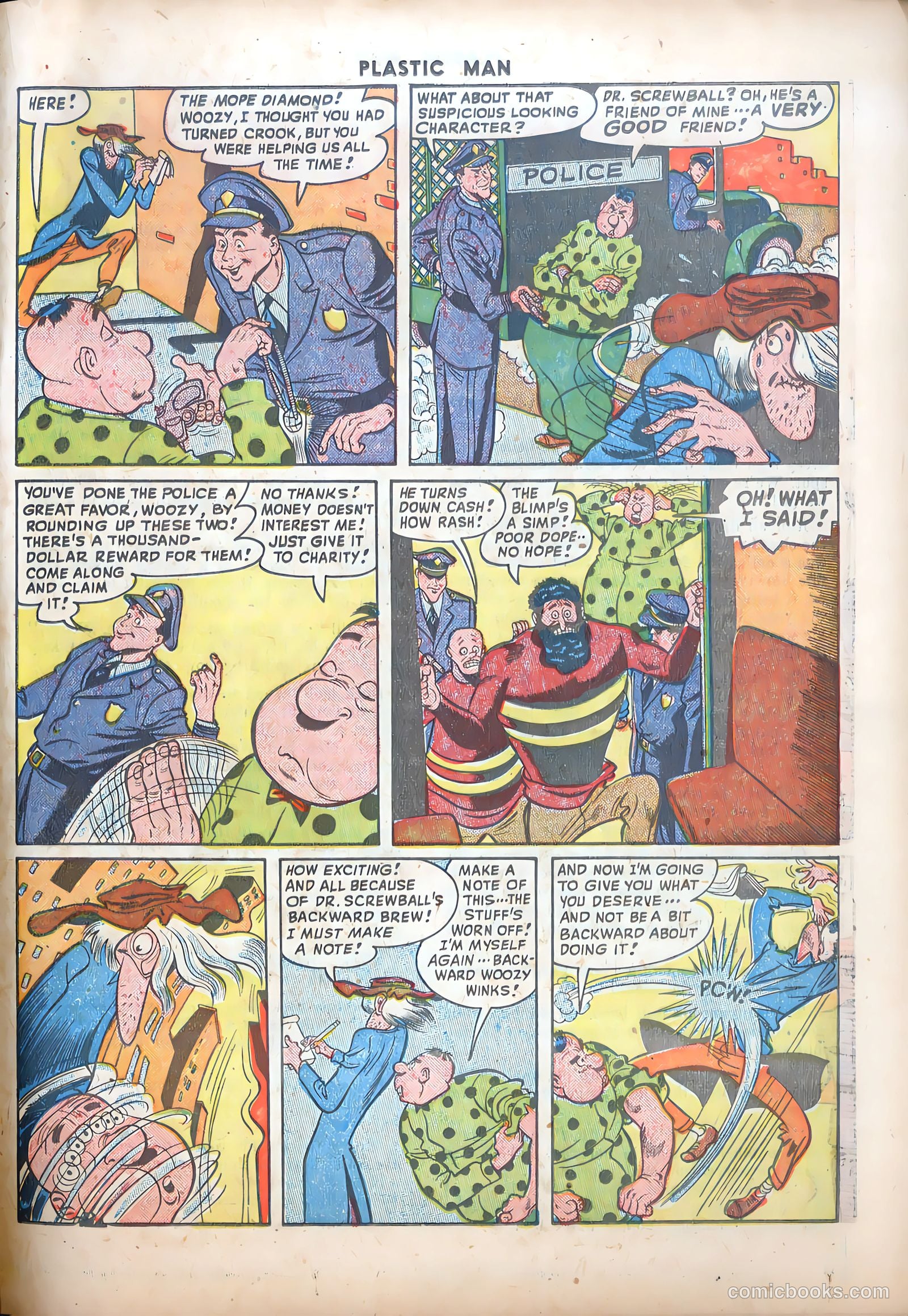Plastic Man #12 (1948) — page 33 of 52