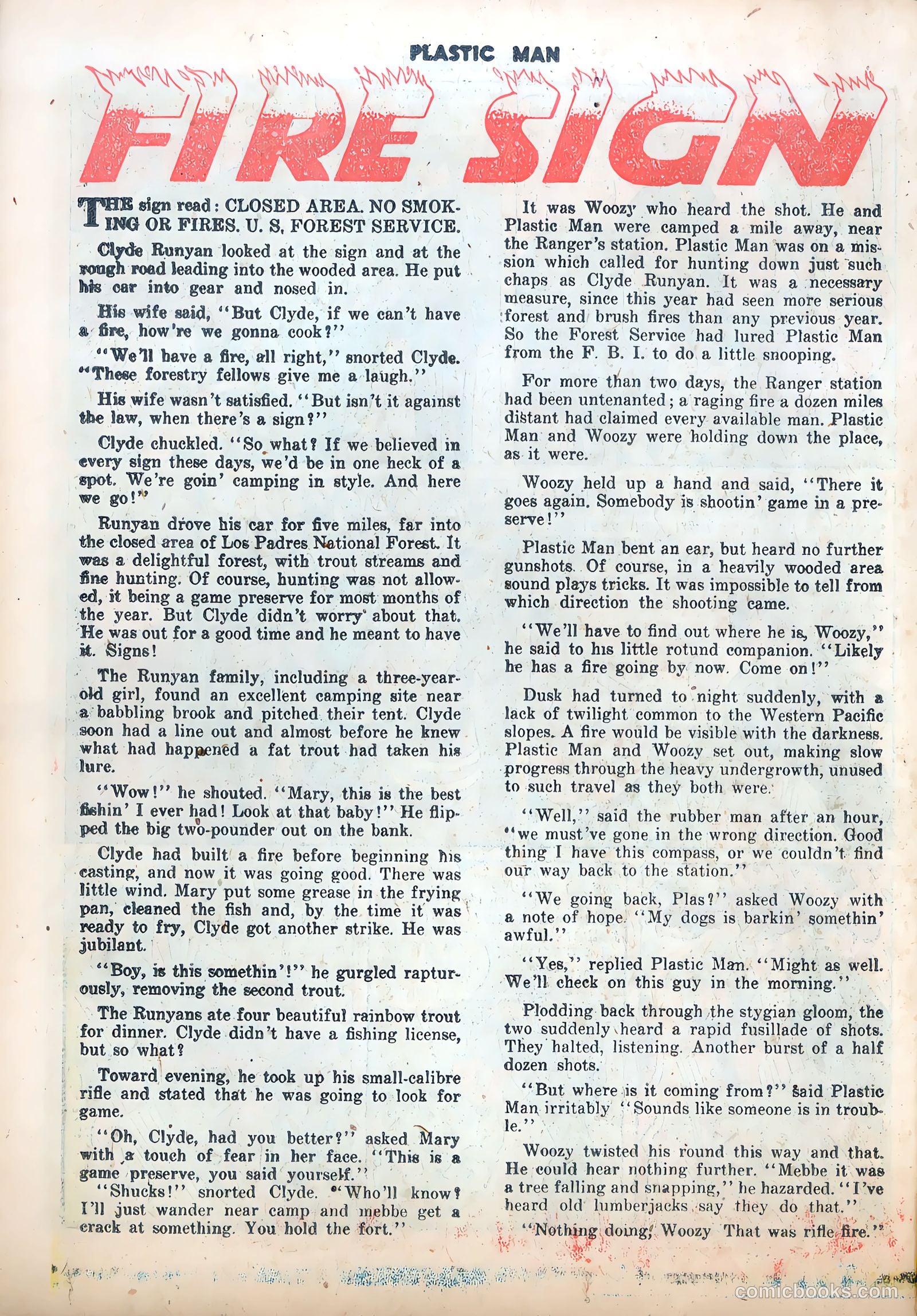 Plastic Man #12 (1948) — page 34 of 52