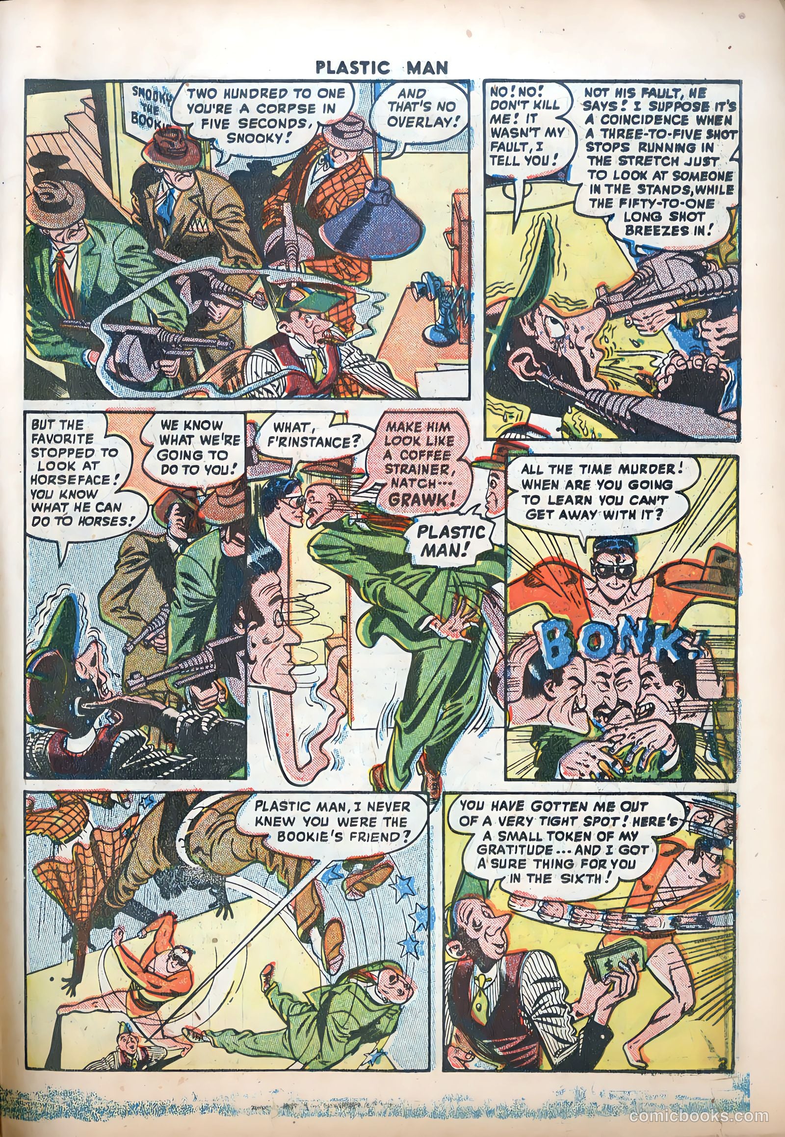 Plastic Man #12 (1948) — page 37 of 52