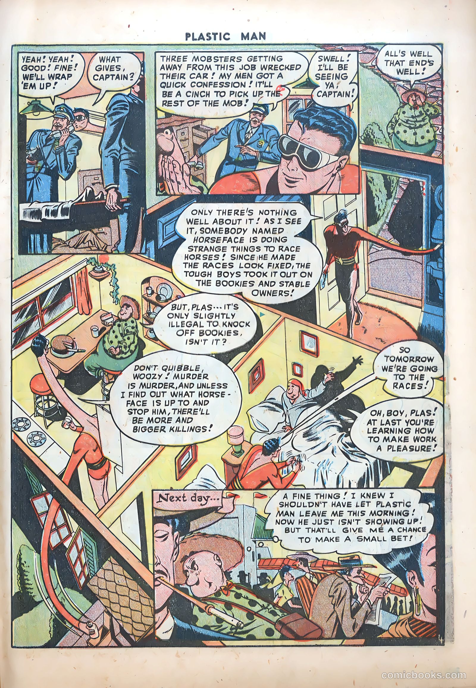 Plastic Man #12 (1948) — page 39 of 52