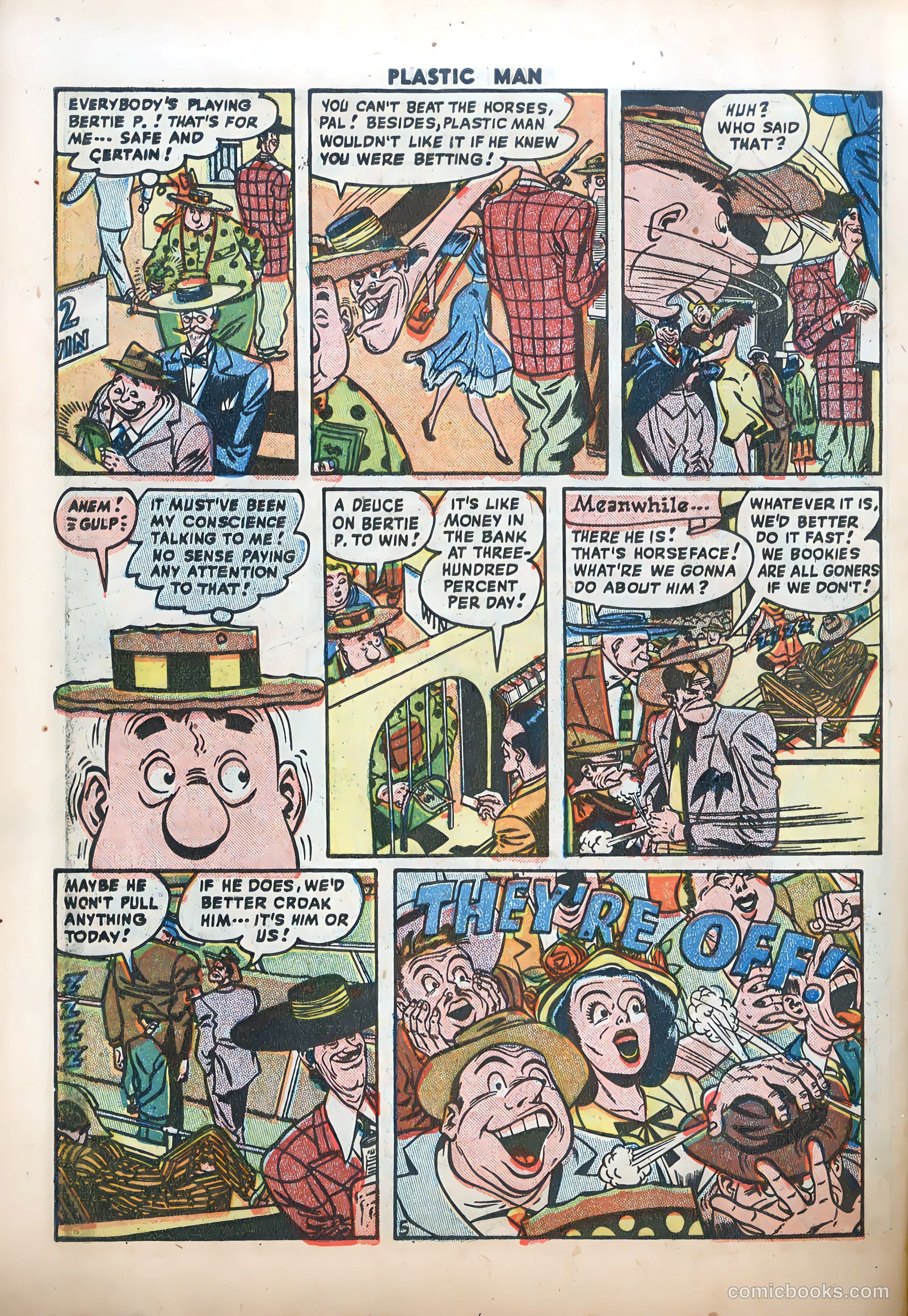 Plastic Man #12 (1948) — page 40 of 52