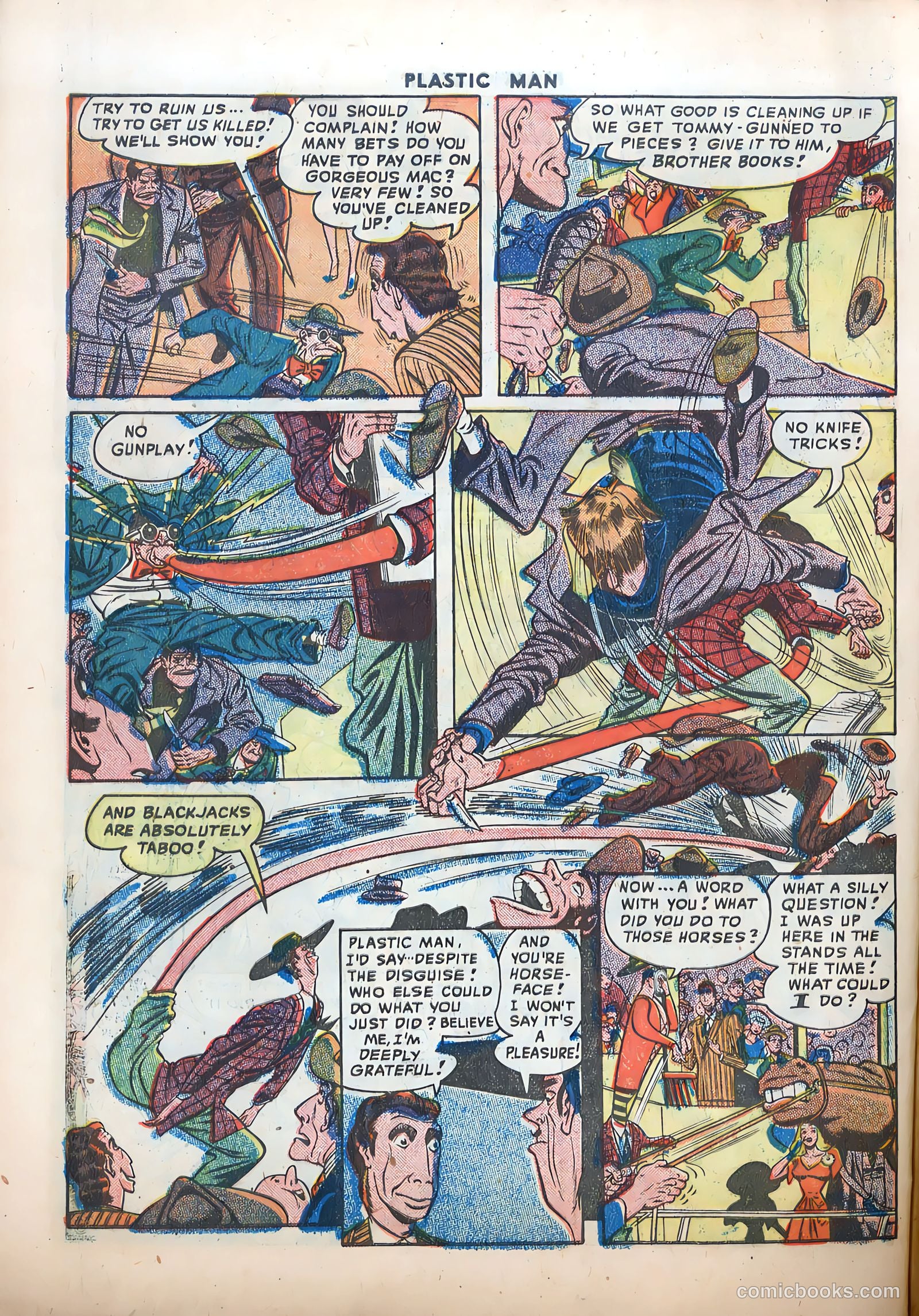 Plastic Man #12 (1948) — page 42 of 52
