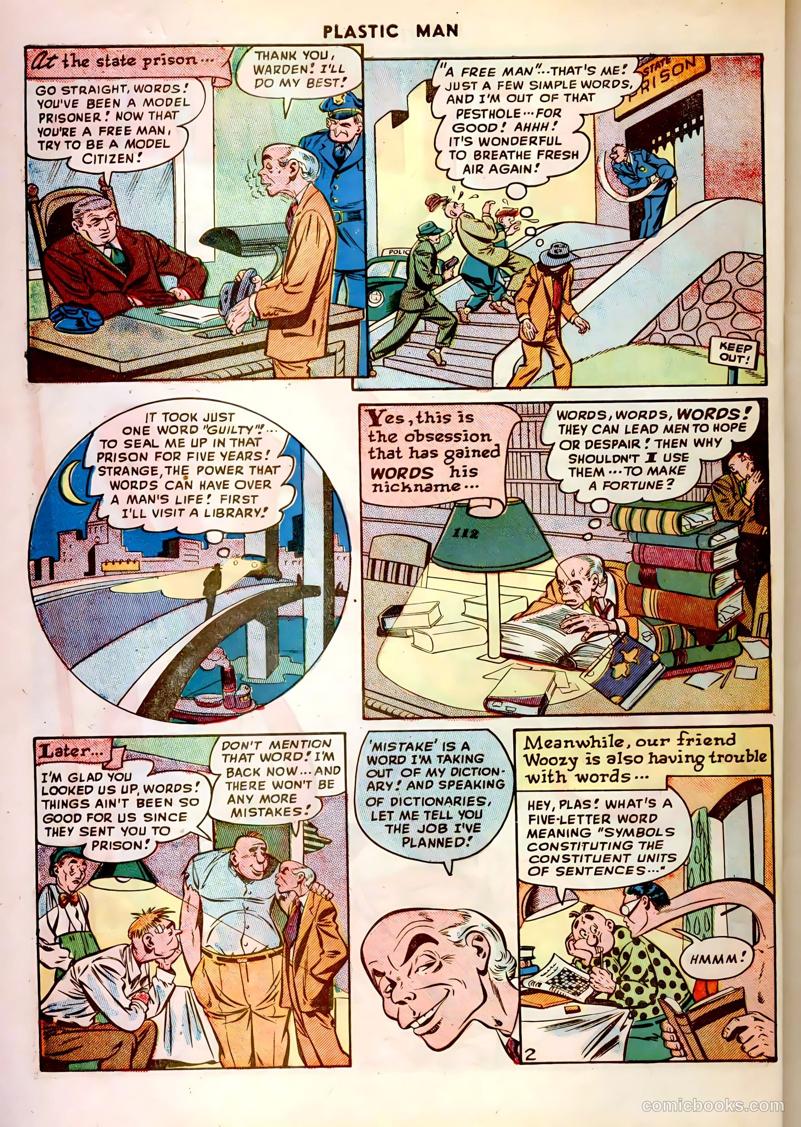 Plastic Man #14 (1948) — page 4 of 52