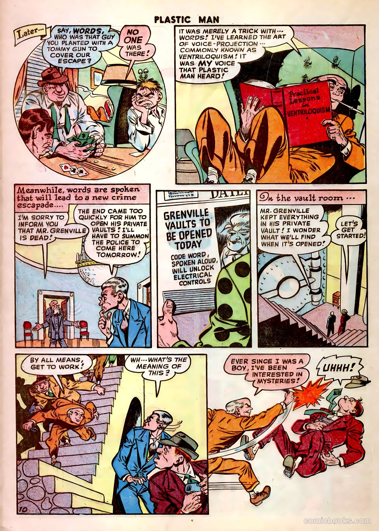 Plastic Man #14 (1948) — page 12 of 52
