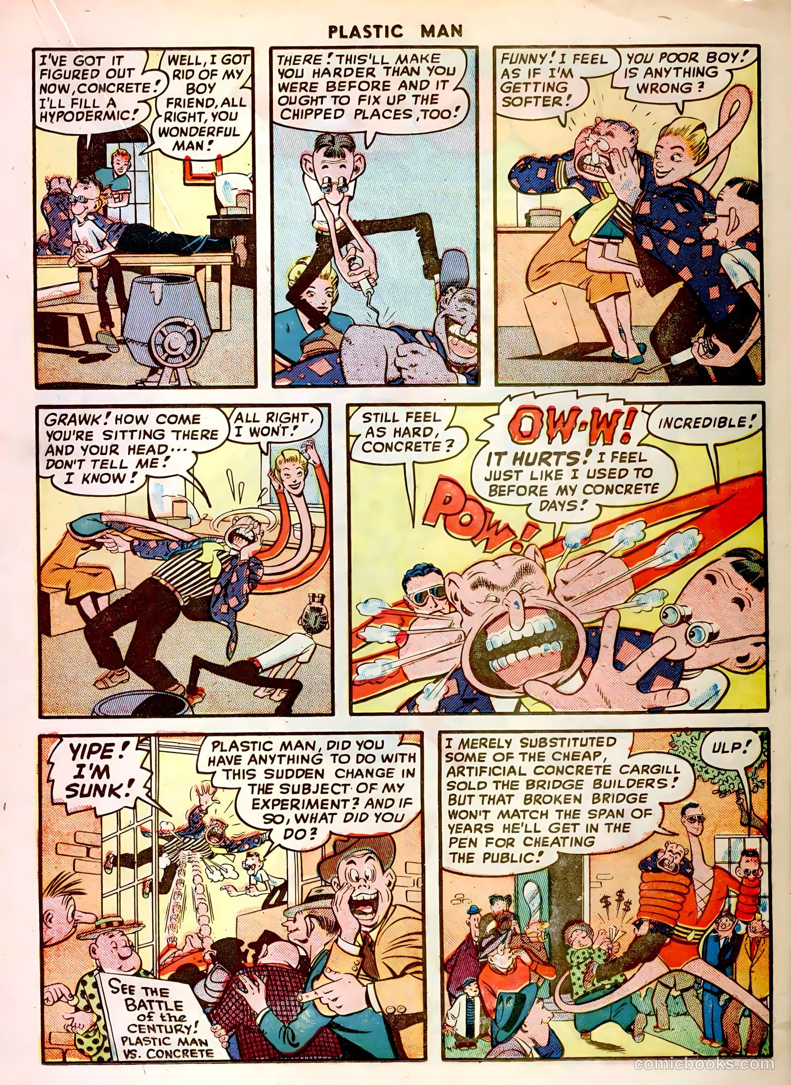 Plastic Man #14 (1948) — page 25 of 52
