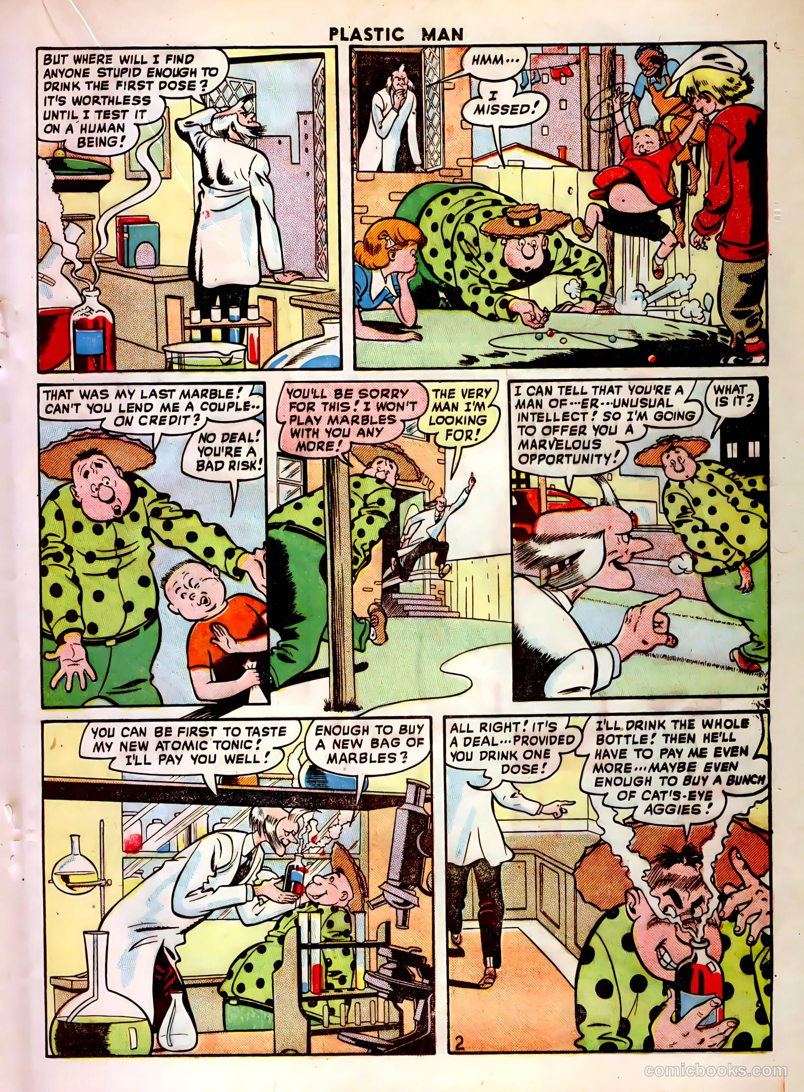 Plastic Man #14 (1948) — page 27 of 52