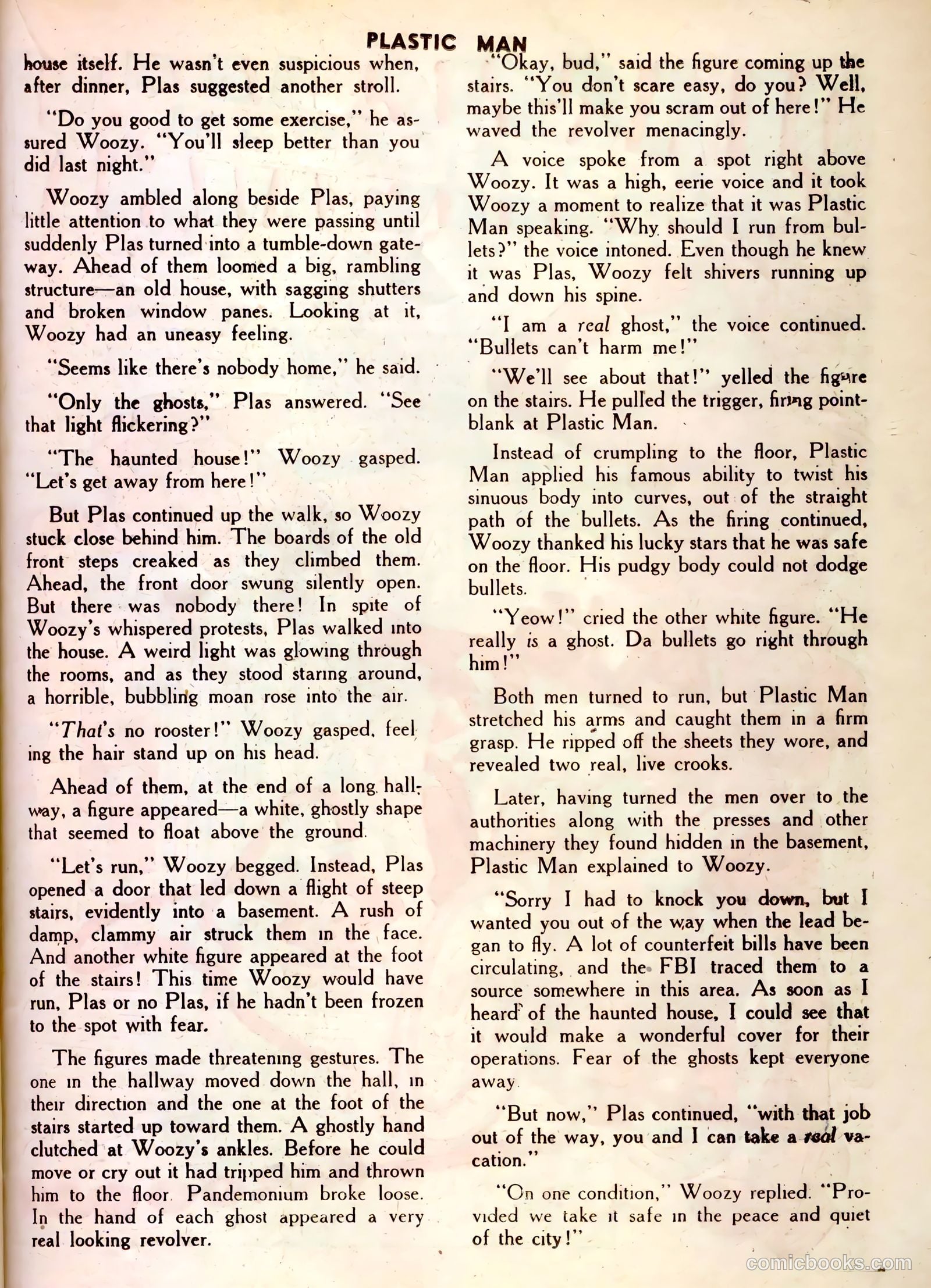 Plastic Man #14 (1948) — page 35 of 52