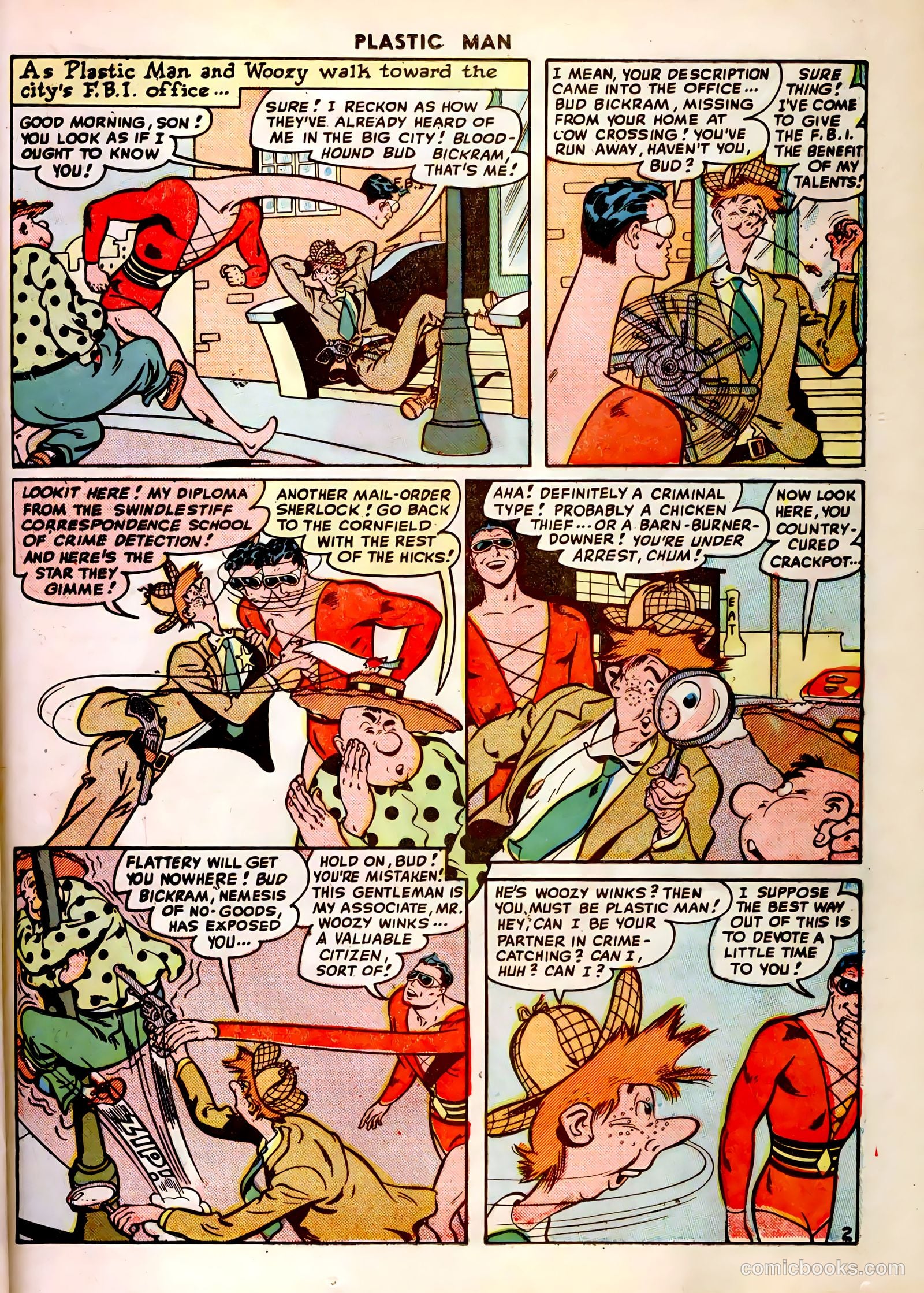 Plastic Man #14 (1948) — page 37 of 52