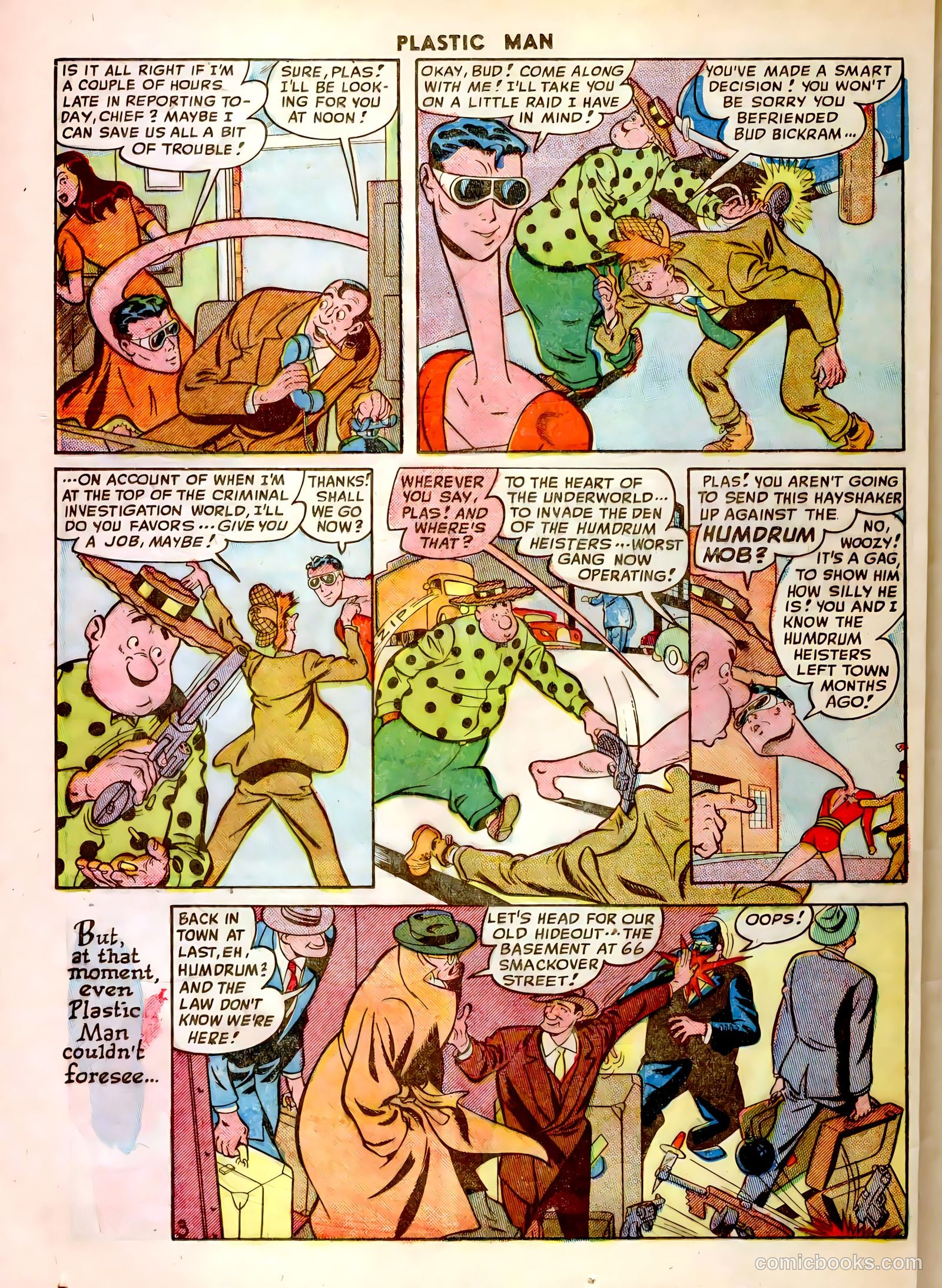 Plastic Man #14 (1948) — page 38 of 52