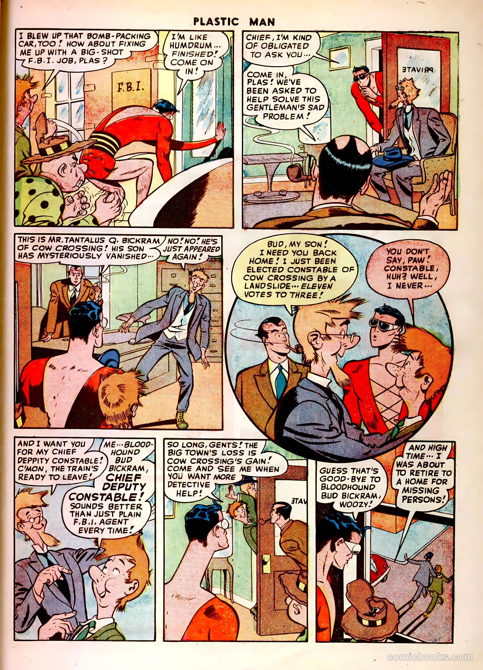 Plastic Man #14 (1948) — page 49 of 52