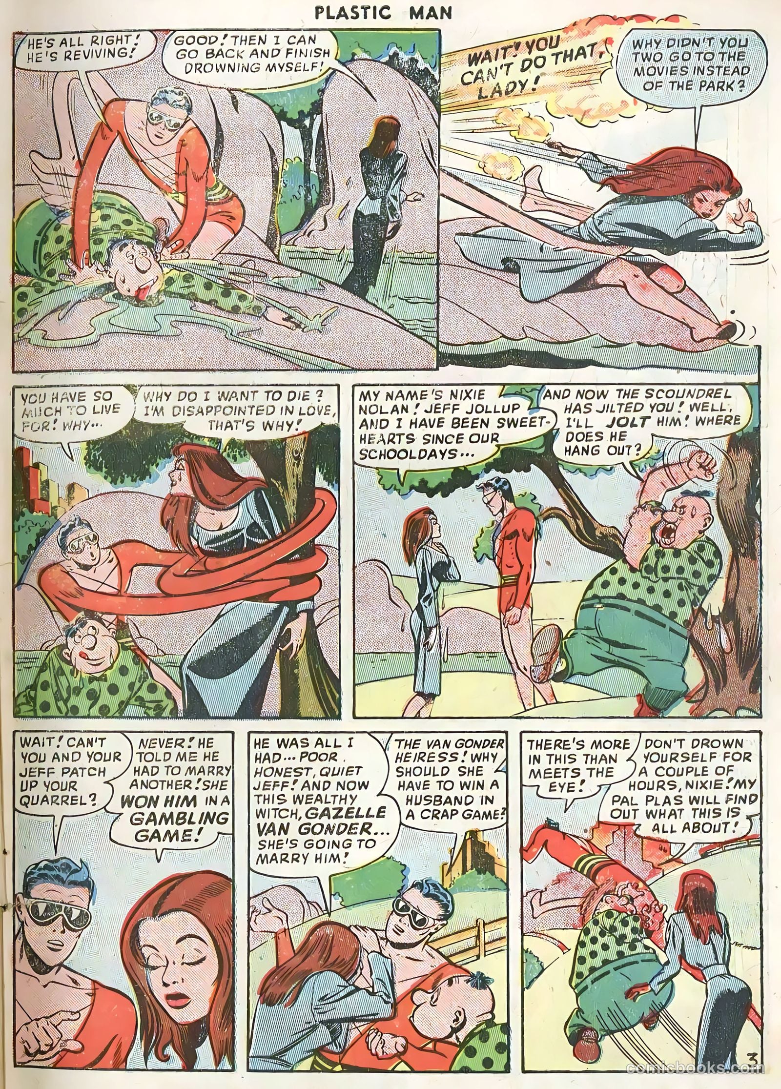 Plastic Man #16 (1949) — page 6 of 53