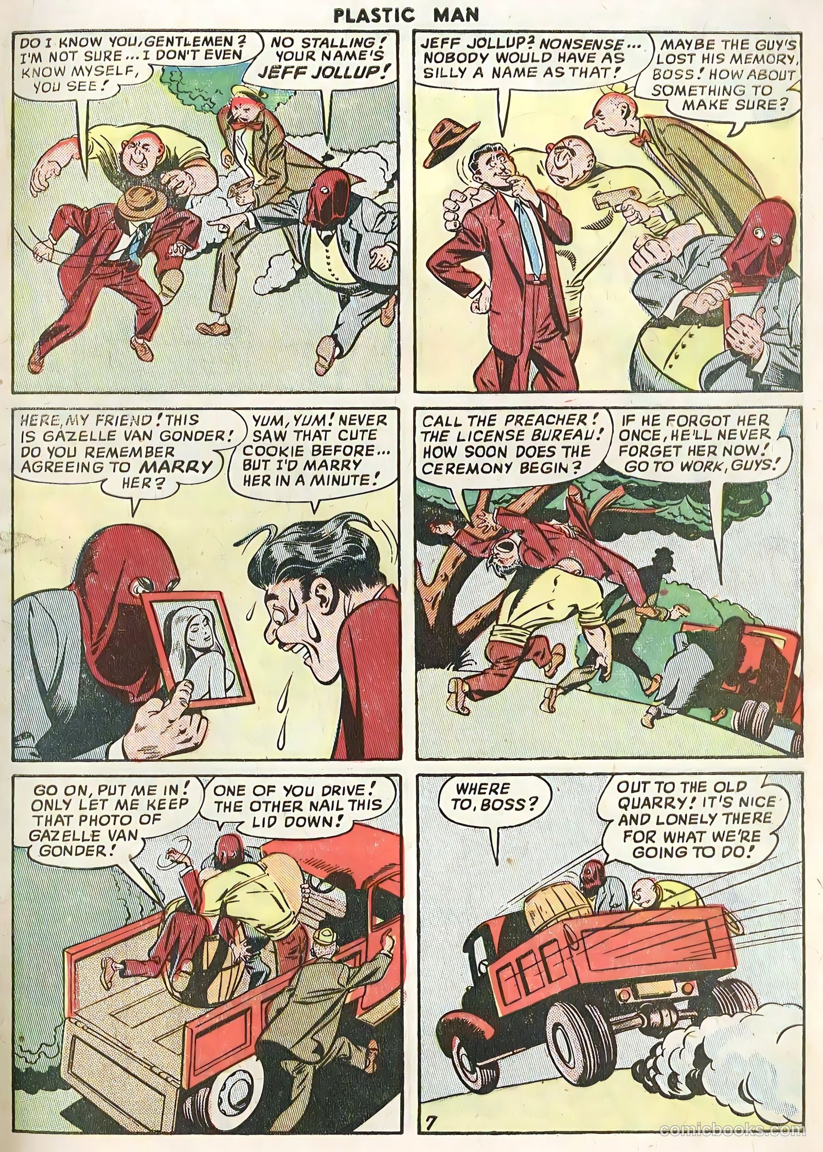 Plastic Man #16 (1949) — page 10 of 53