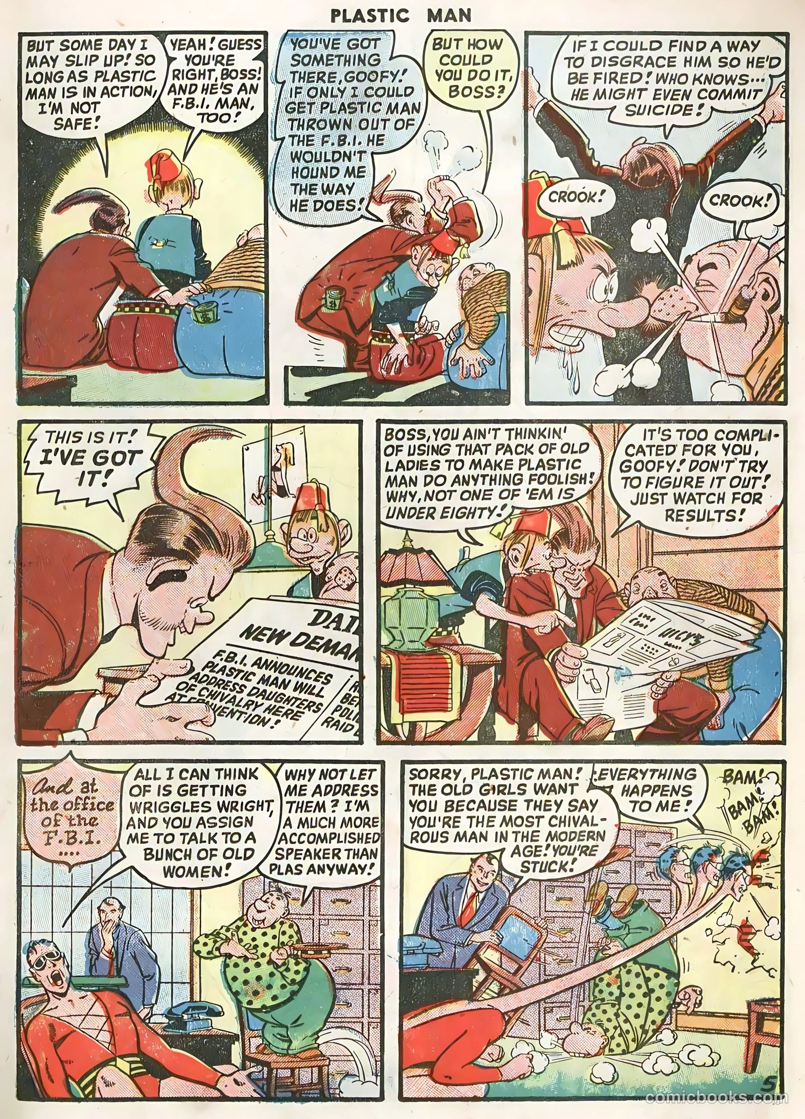 Plastic Man #16 (1949) — page 20 of 53