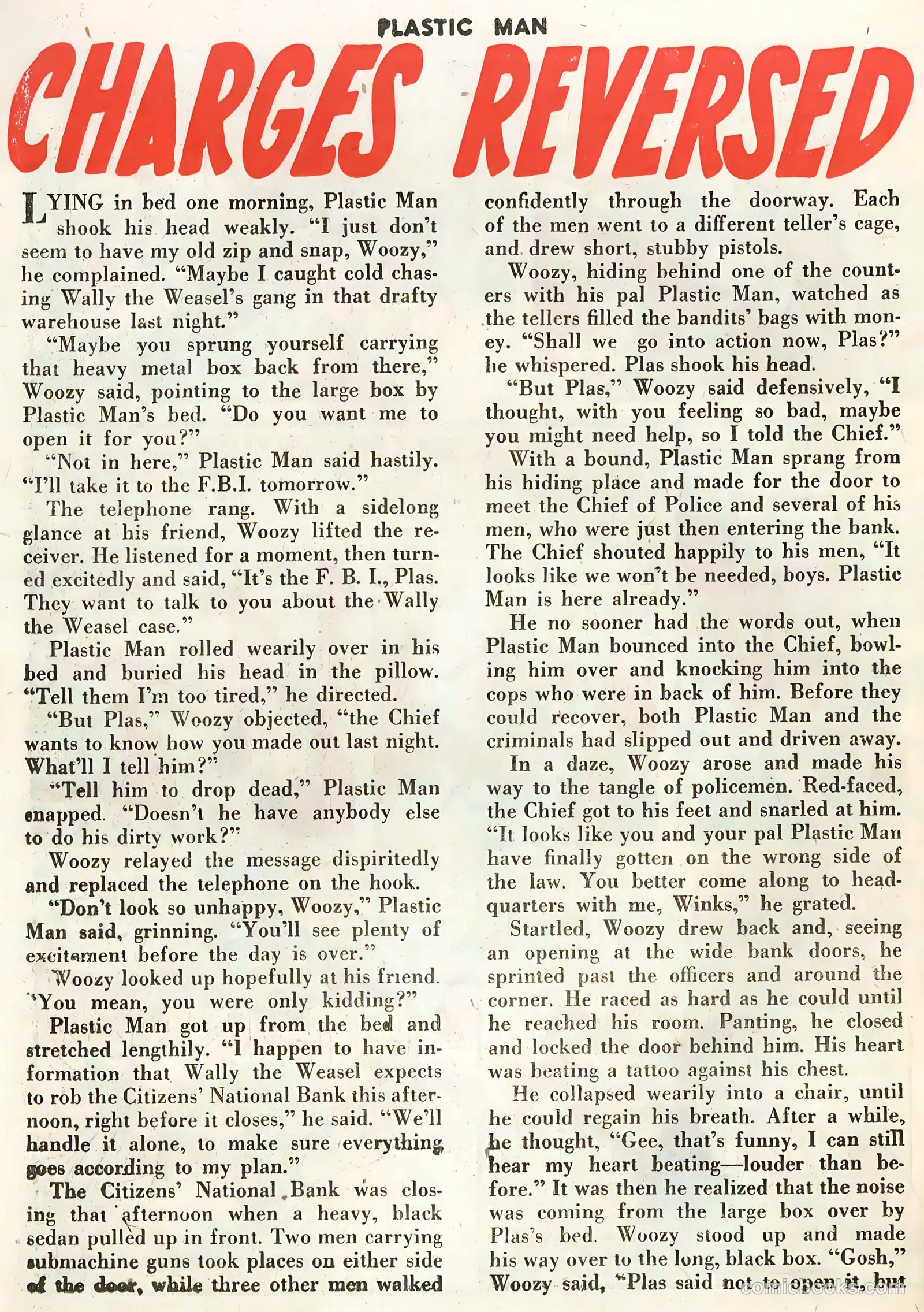Plastic Man #16 (1949) — page 35 of 53