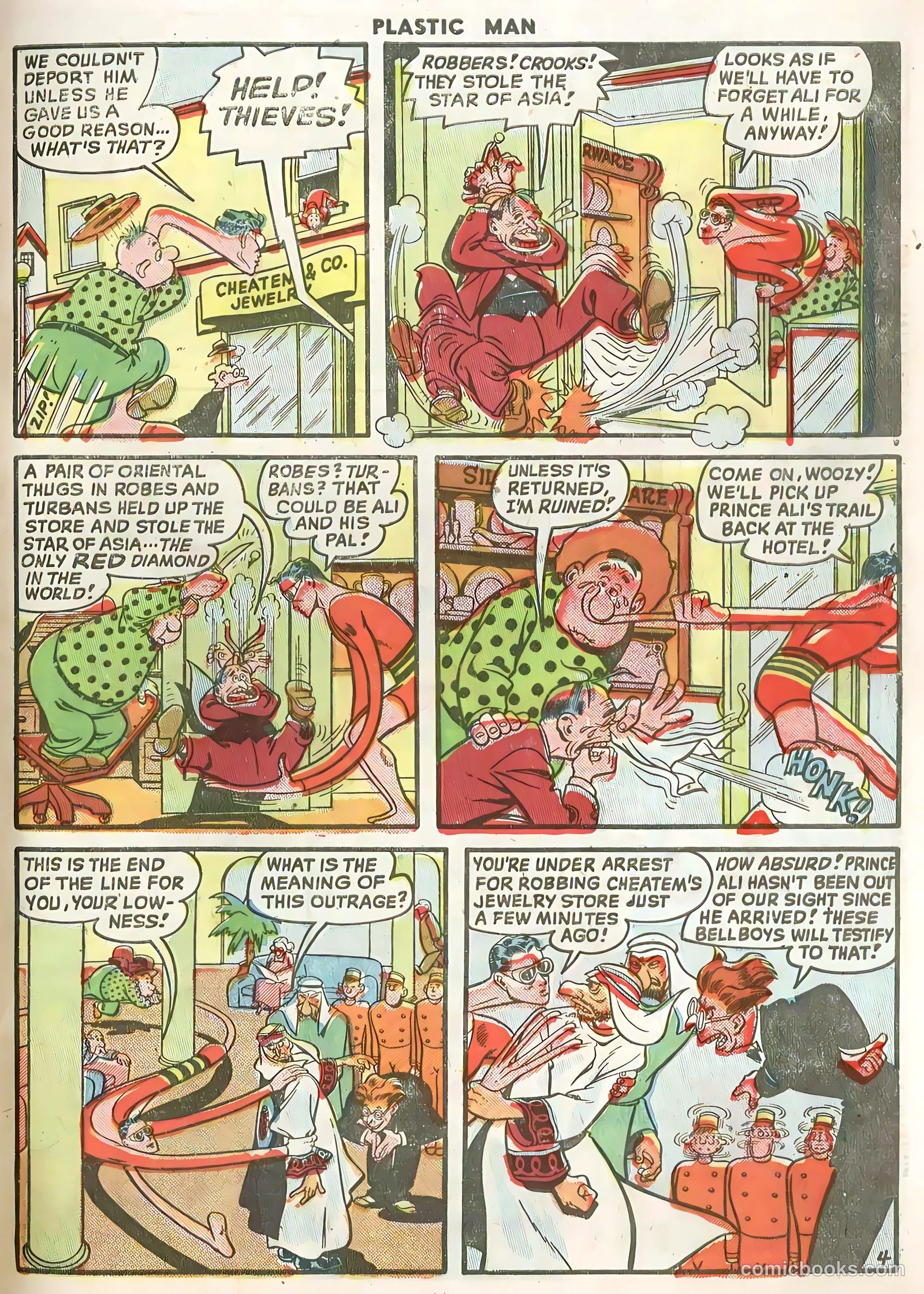 Plastic Man #16 (1949) — page 40 of 53