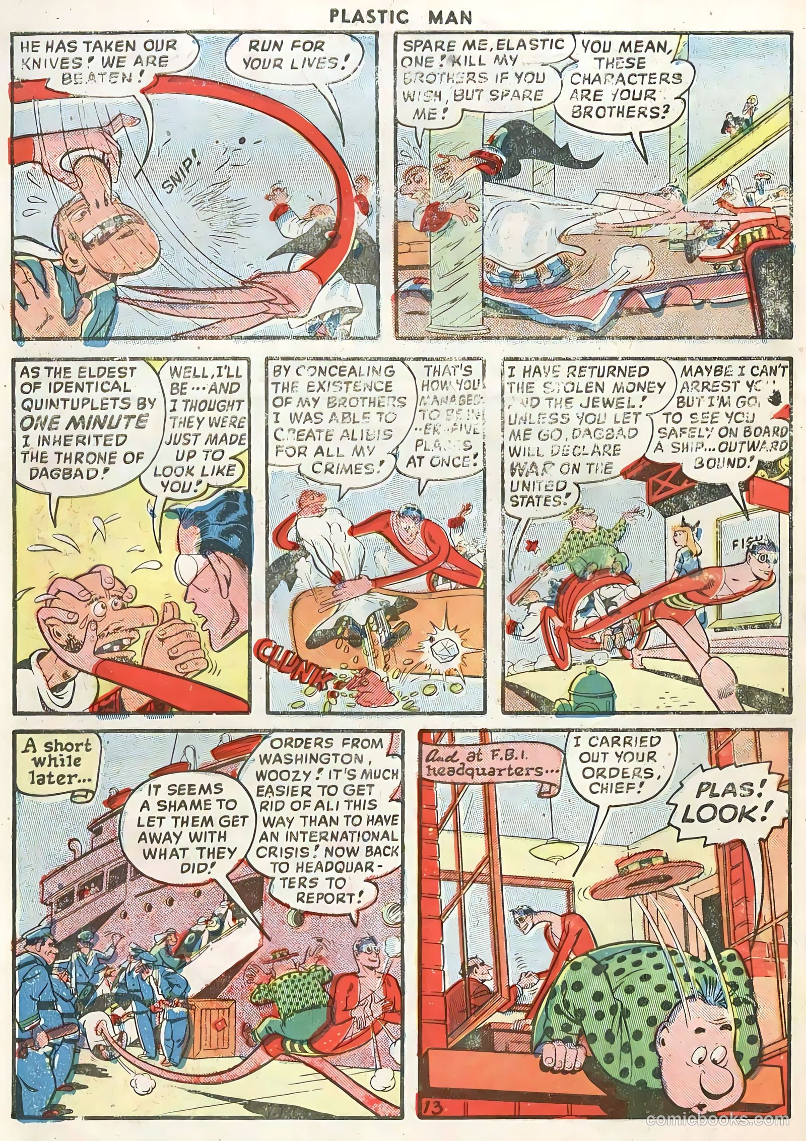Plastic Man #16 (1949) — page 49 of 53