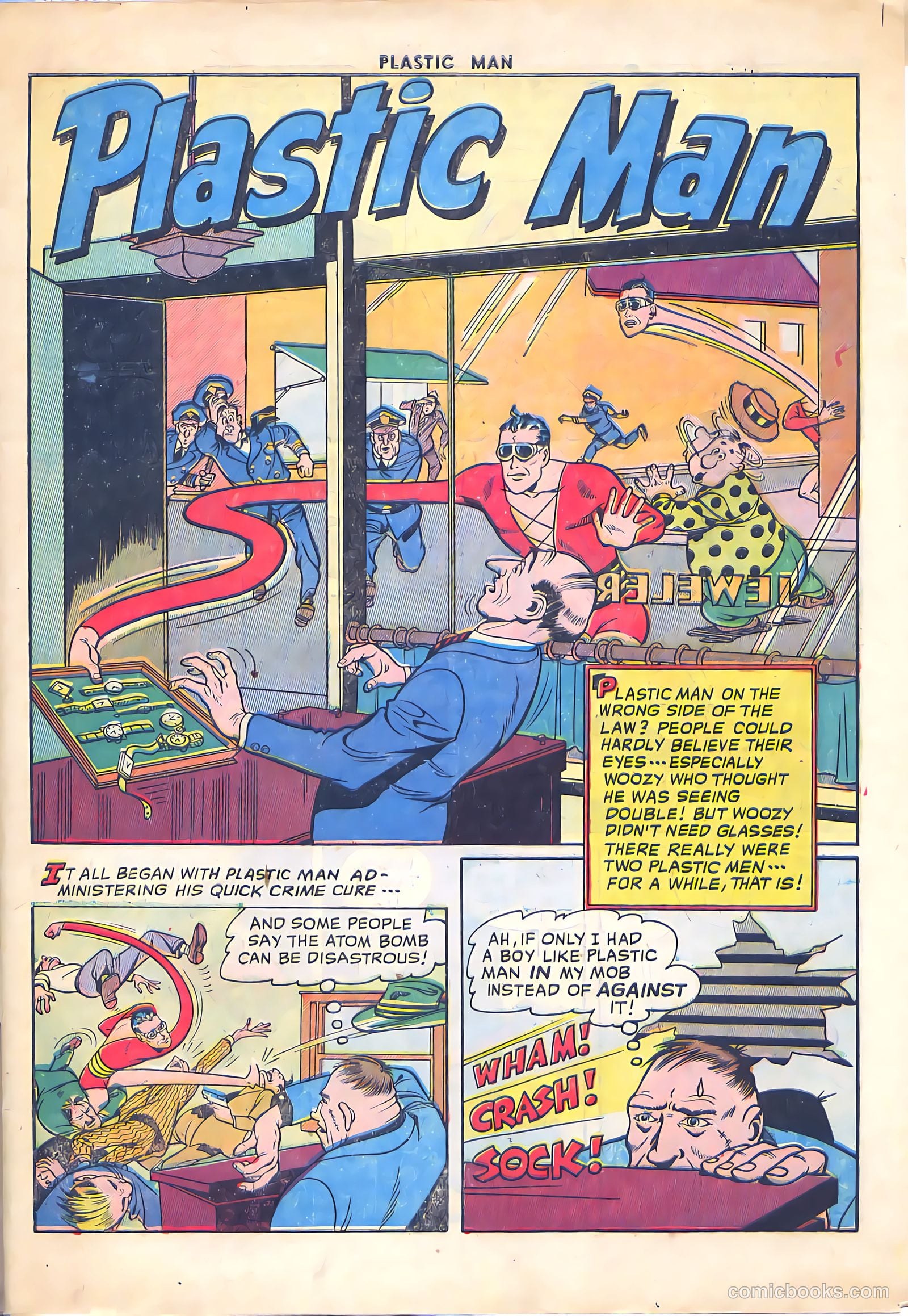 Plastic Man #26 (1950) — page 3 of 52