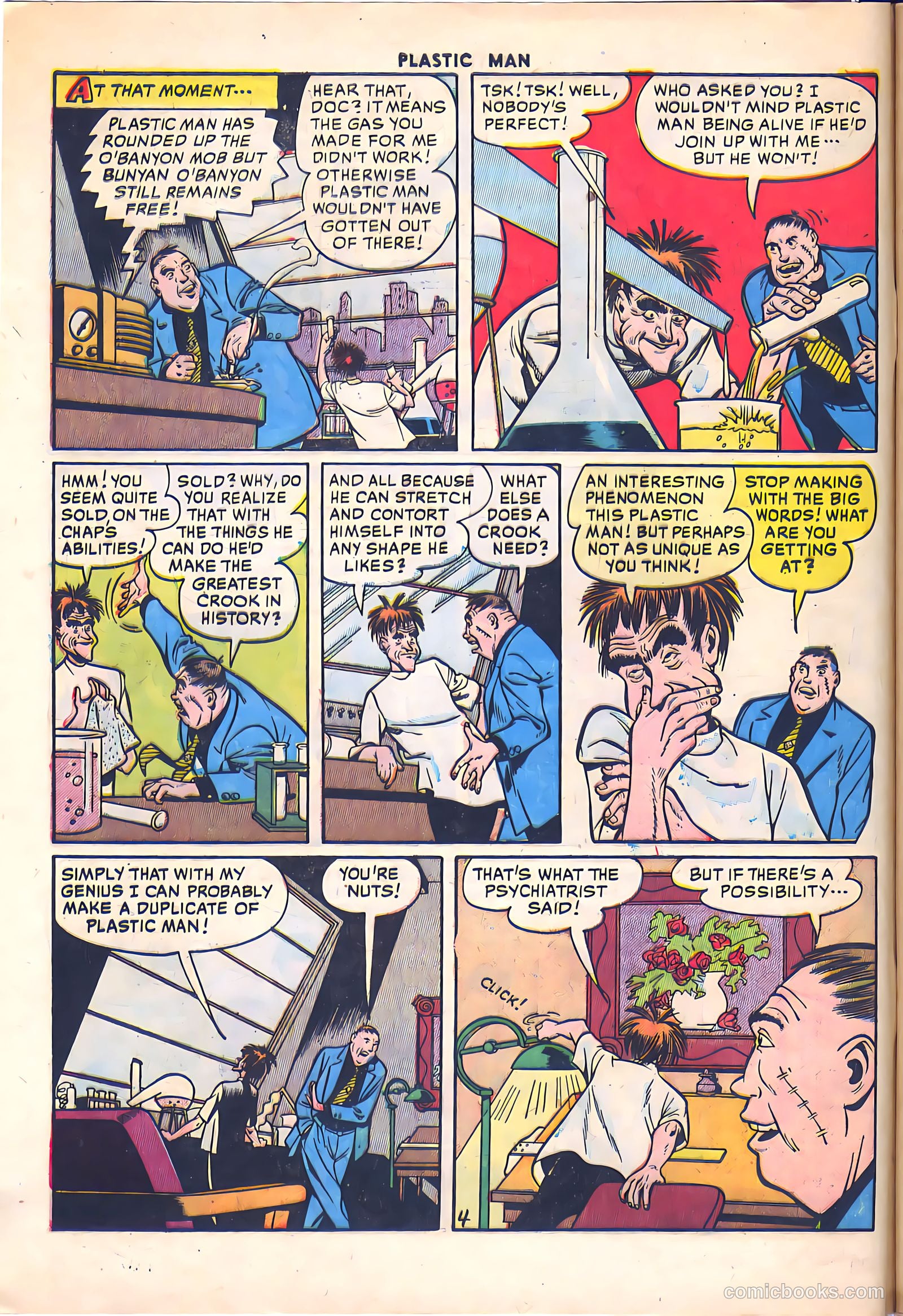 Plastic Man #26 (1950) — page 6 of 52
