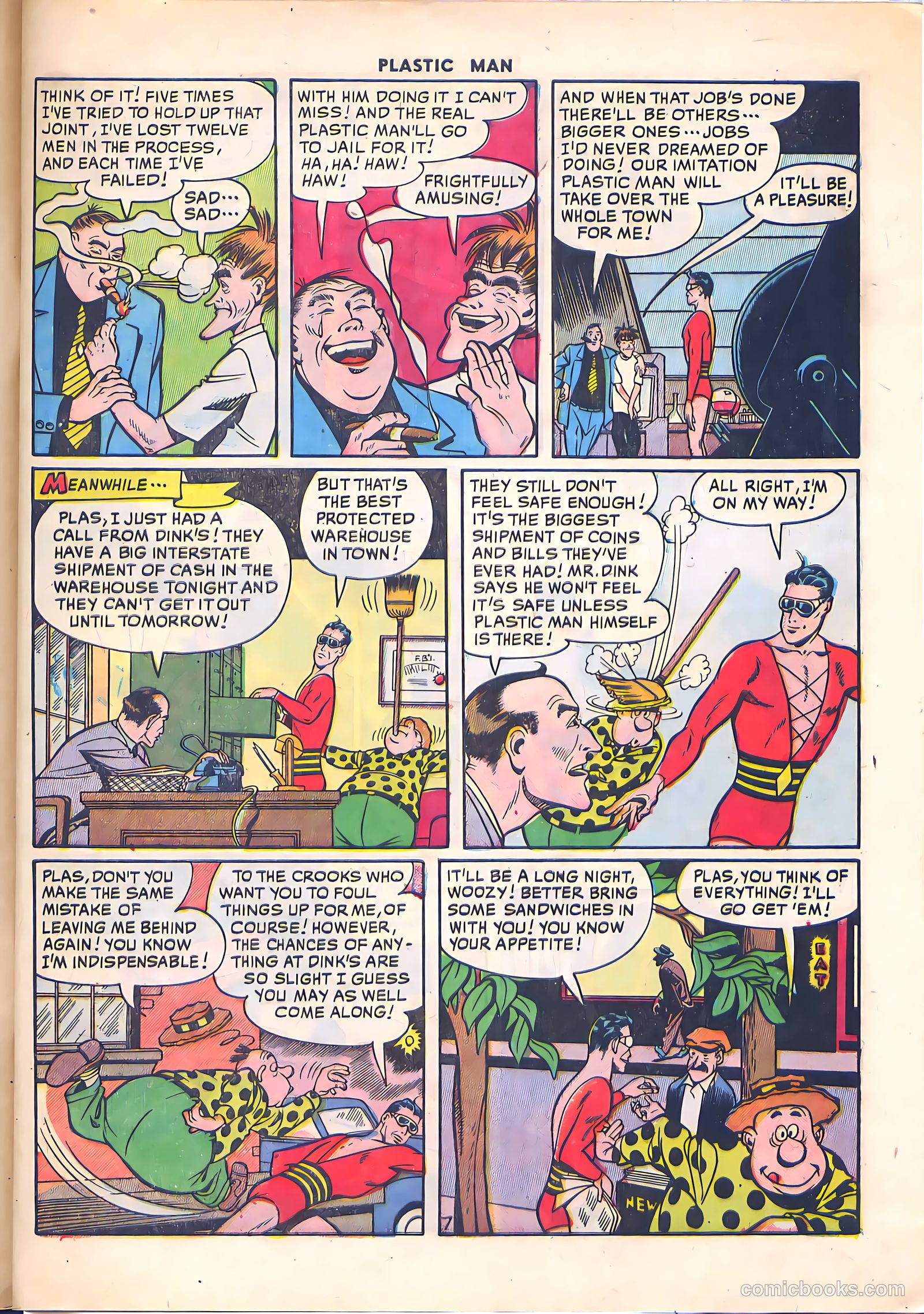 Plastic Man #26 (1950) — page 9 of 52