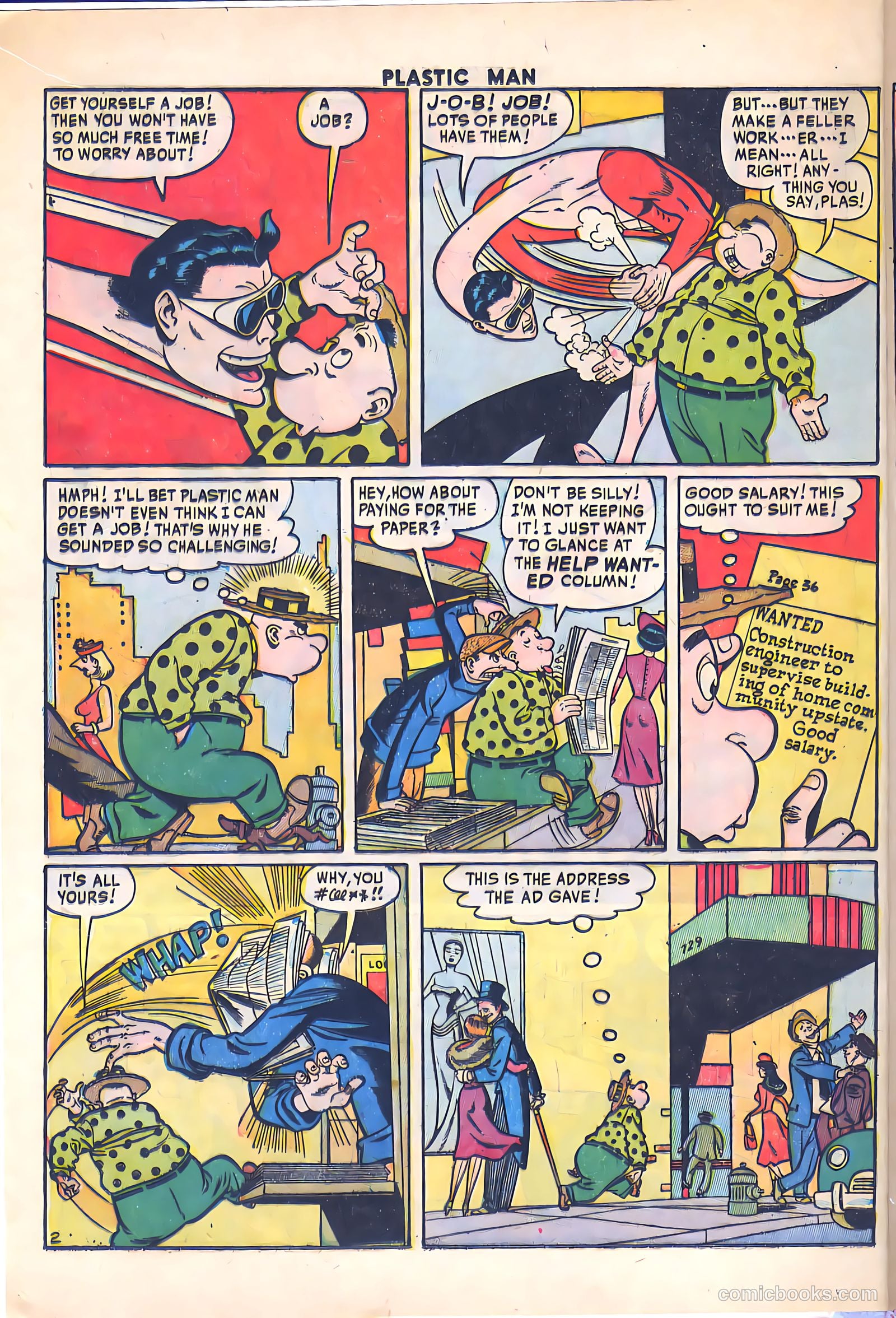 Plastic Man #26 (1950) — page 16 of 52