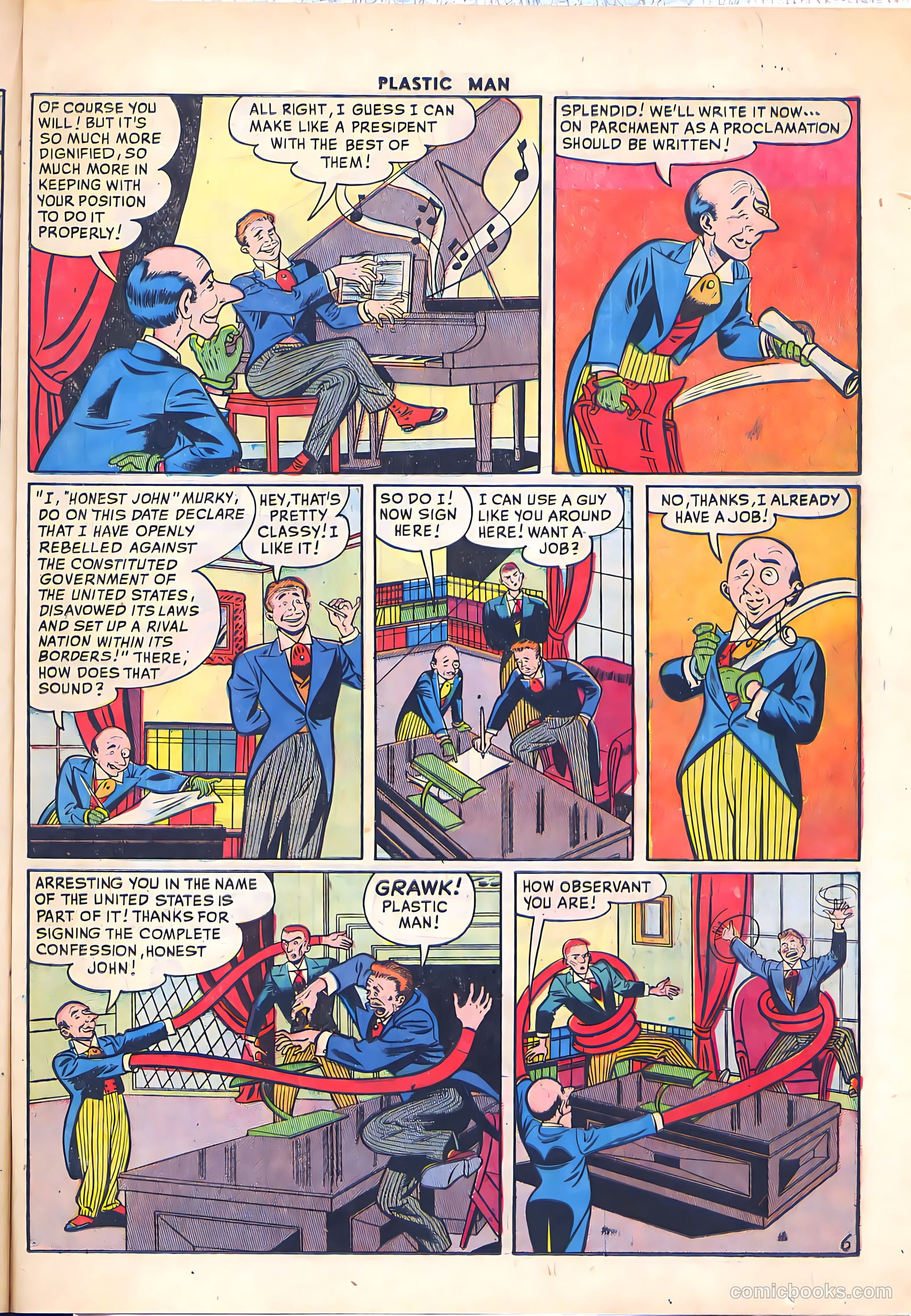 Plastic Man #26 (1950) — page 31 of 52