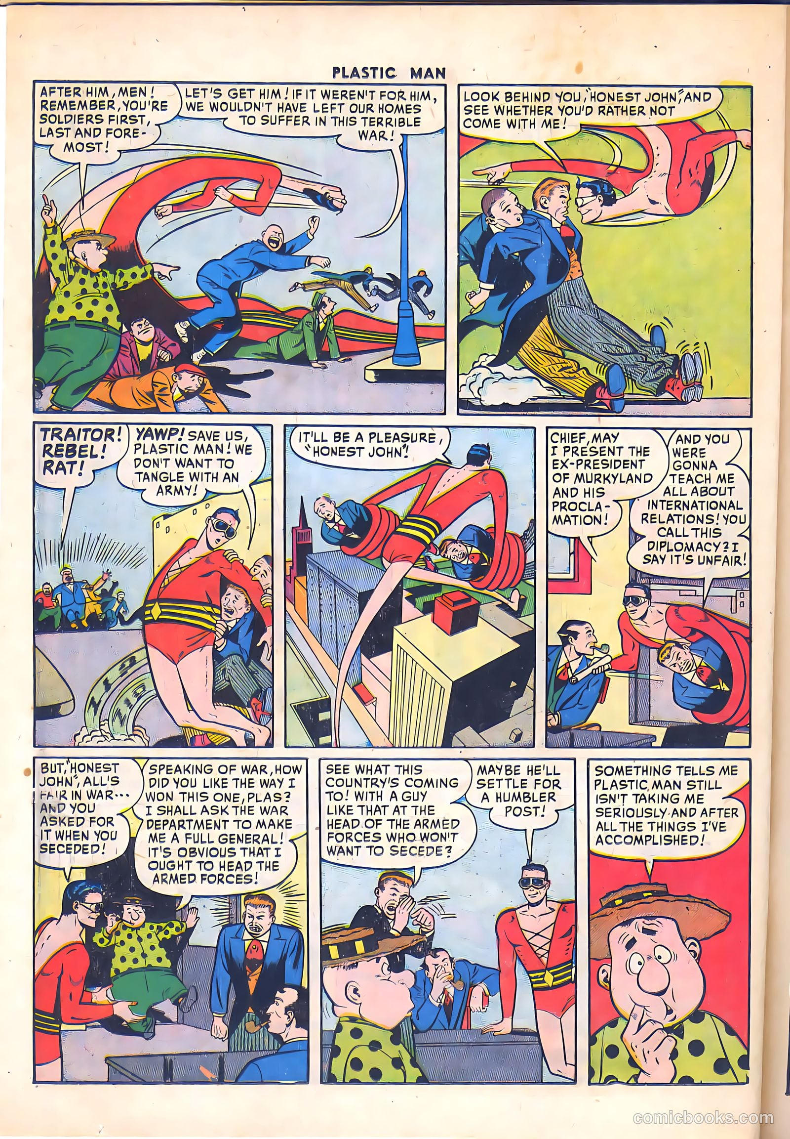 Plastic Man #26 (1950) — page 34 of 52