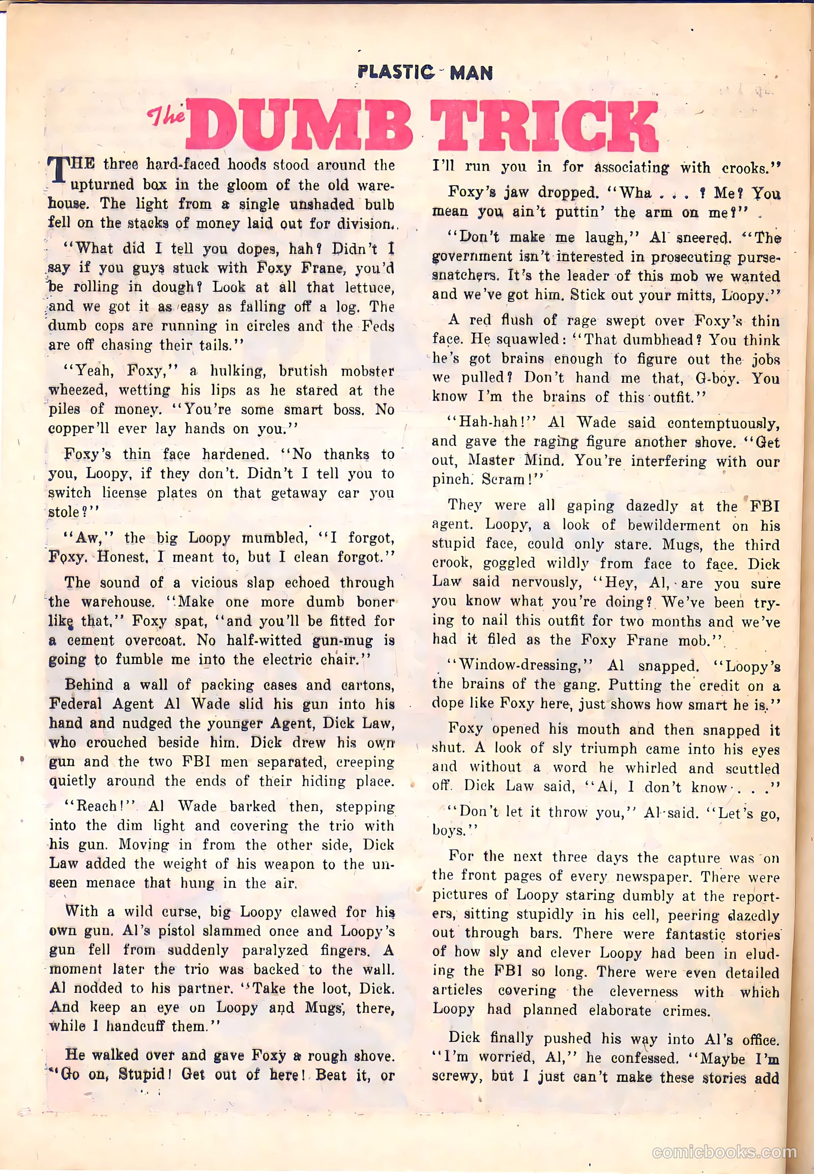 Plastic Man #26 (1950) — page 40 of 52