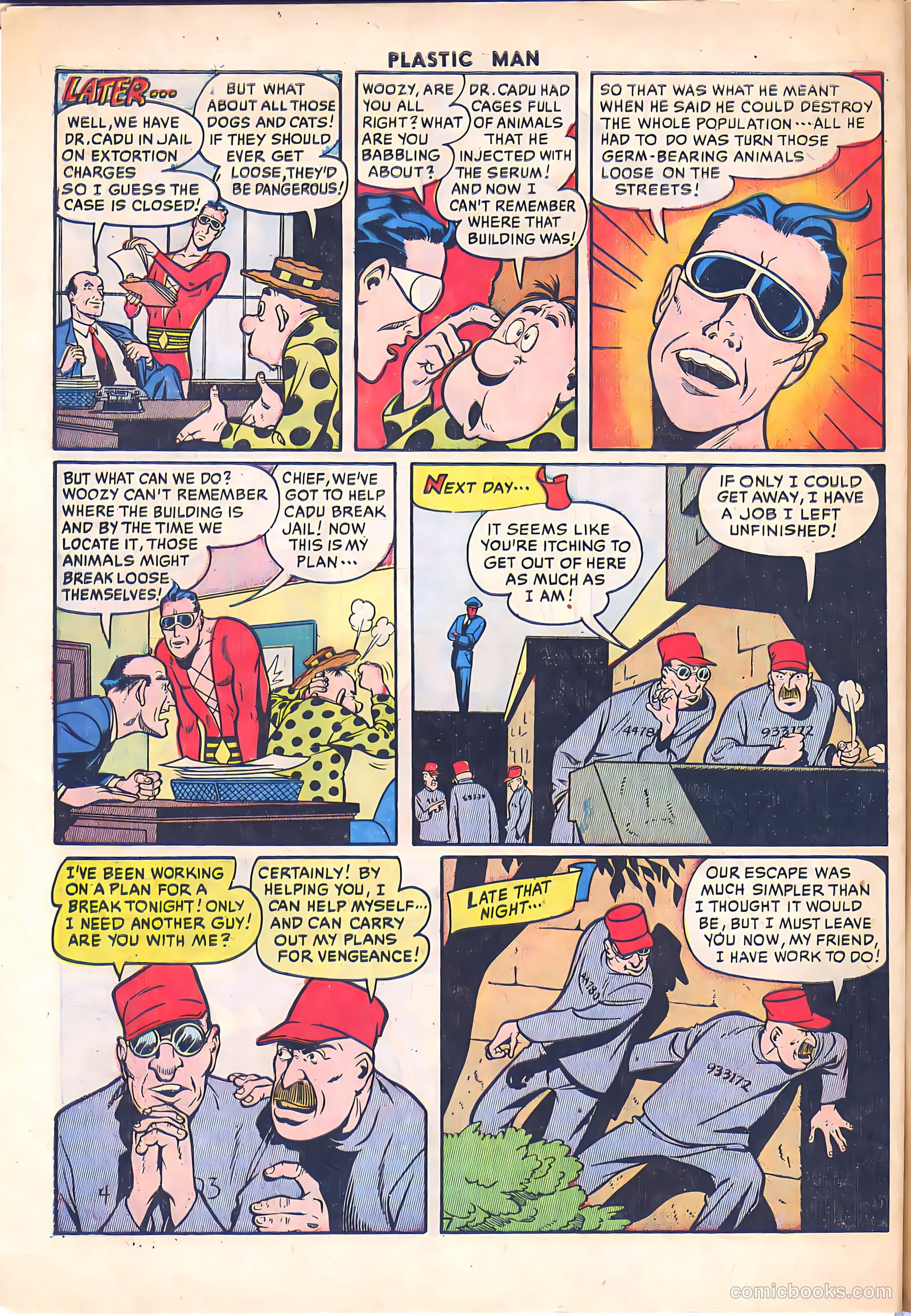 Plastic Man #26 (1950) — page 48 of 52