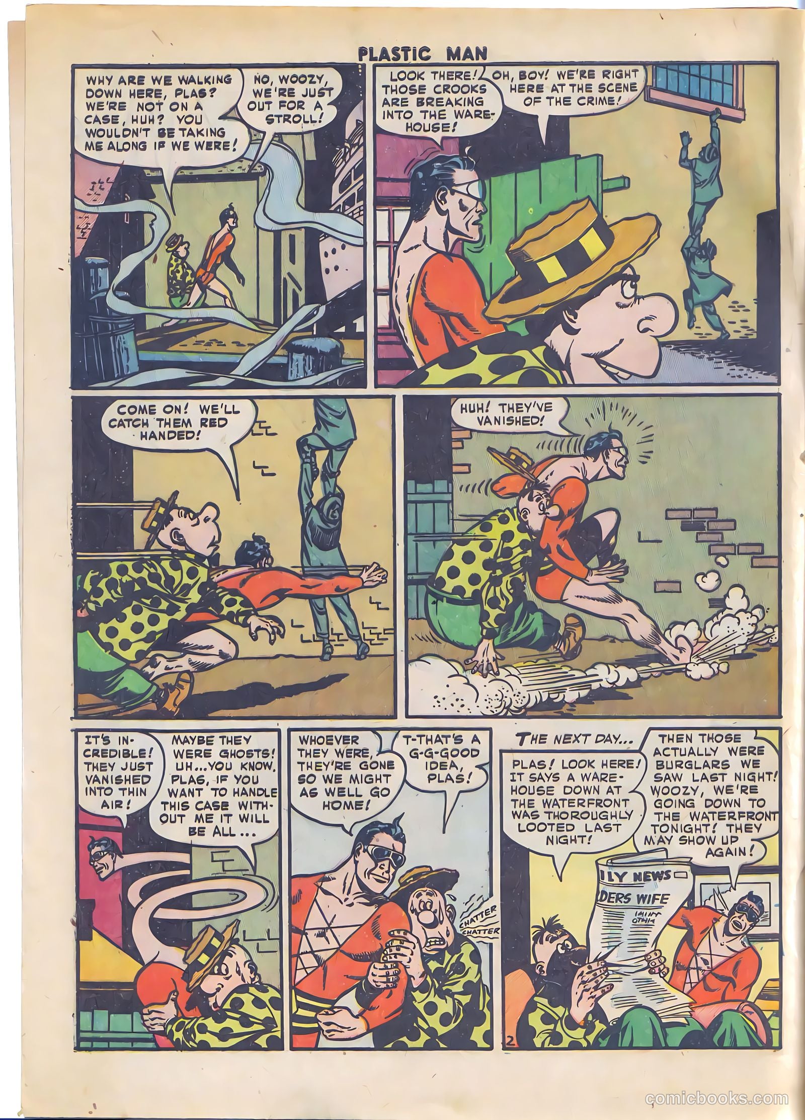 Plastic Man #33 (1952) — page 4 of 36