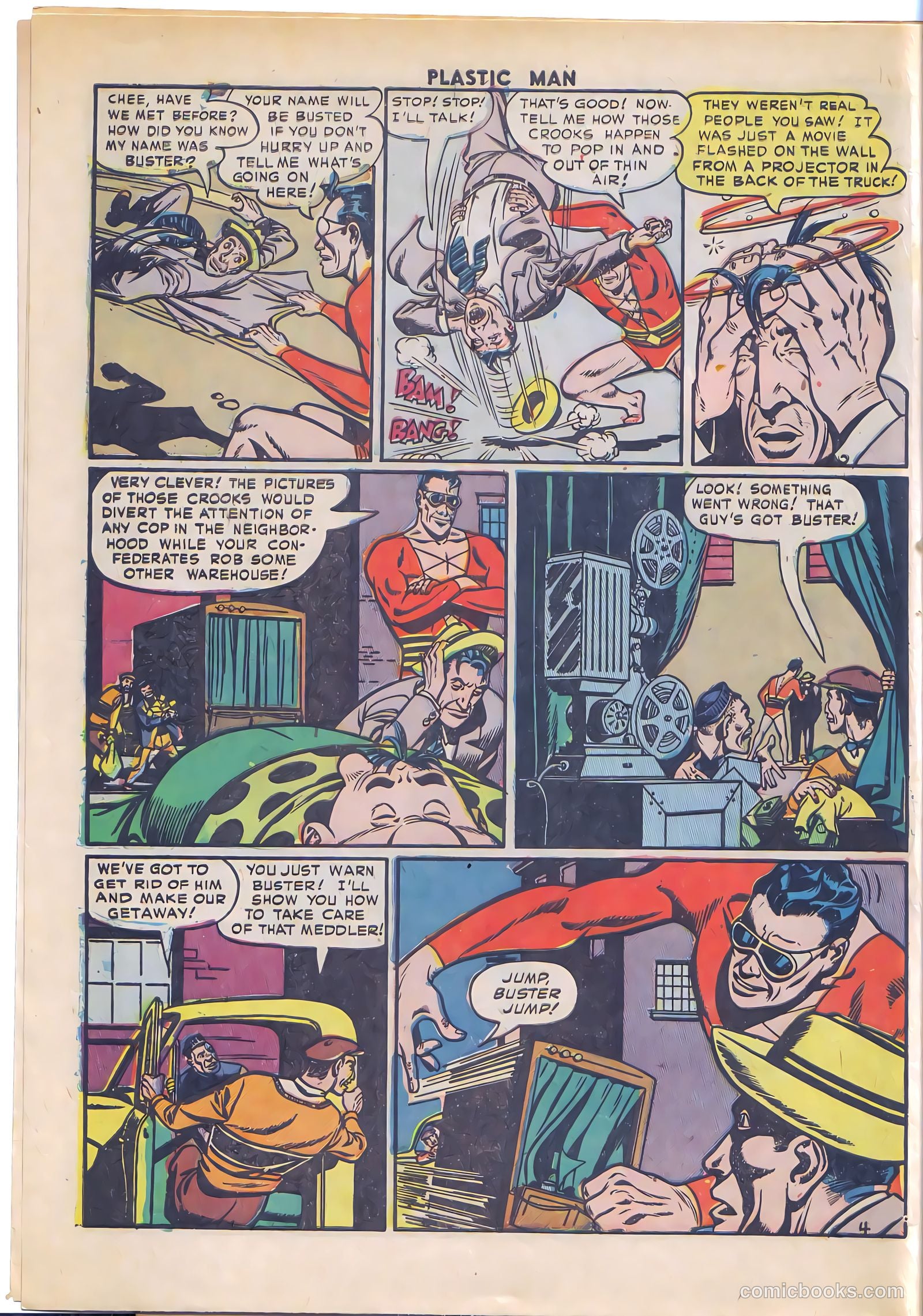 Plastic Man #33 (1952) — page 6 of 36