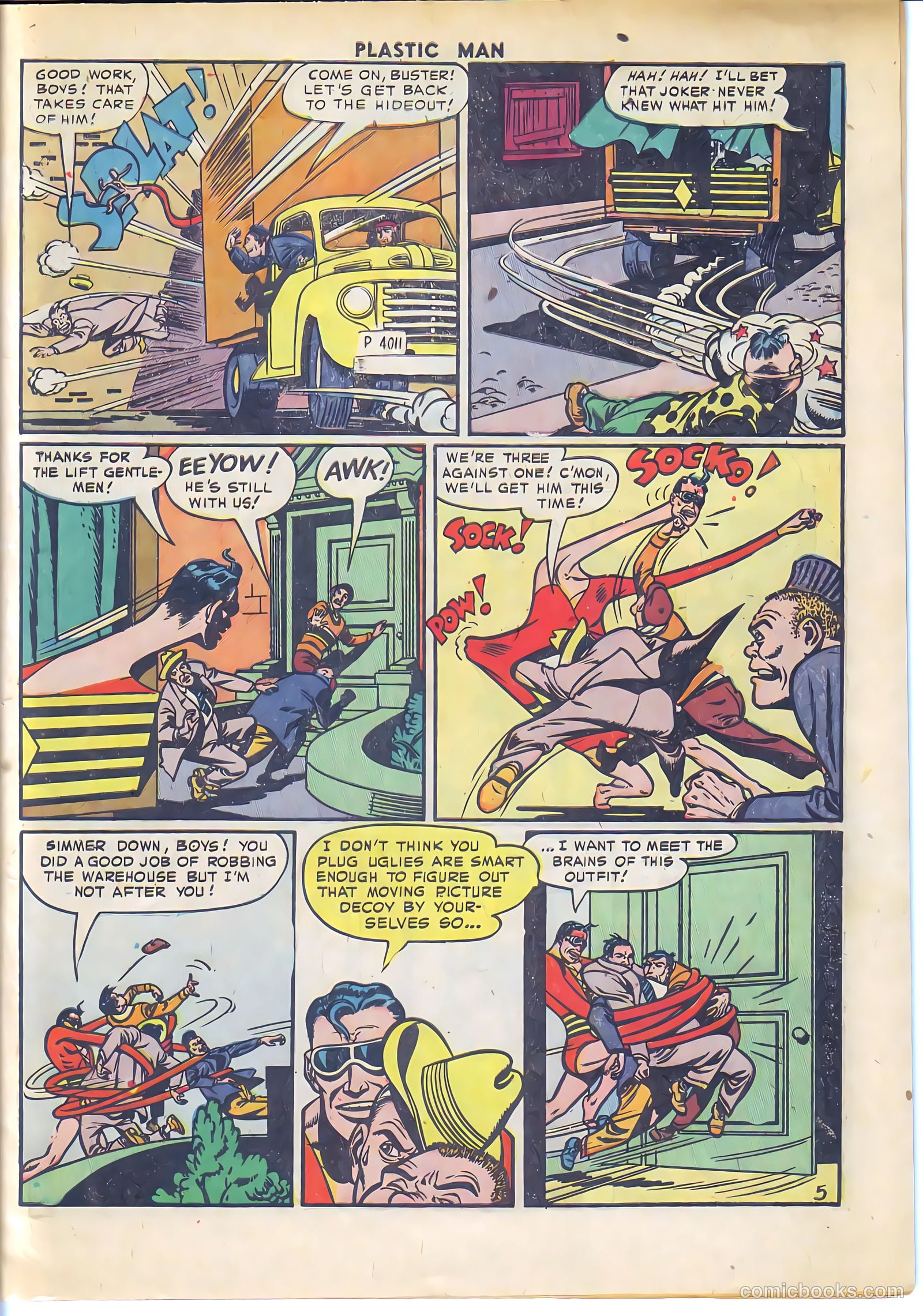 Plastic Man #33 (1952) — page 7 of 36