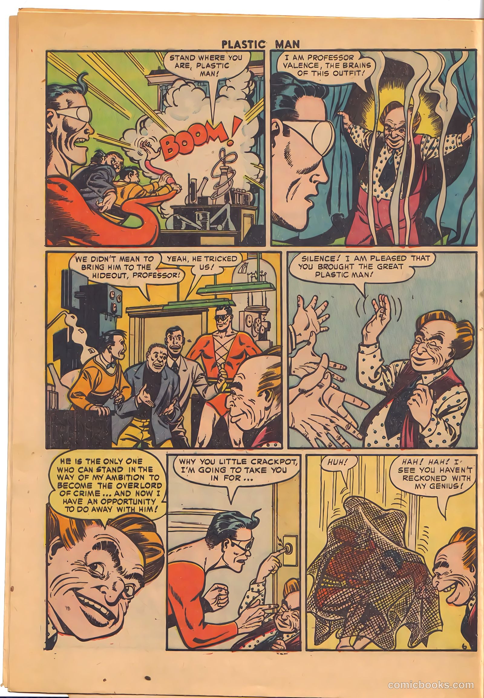 Plastic Man #33 (1952) — page 8 of 36