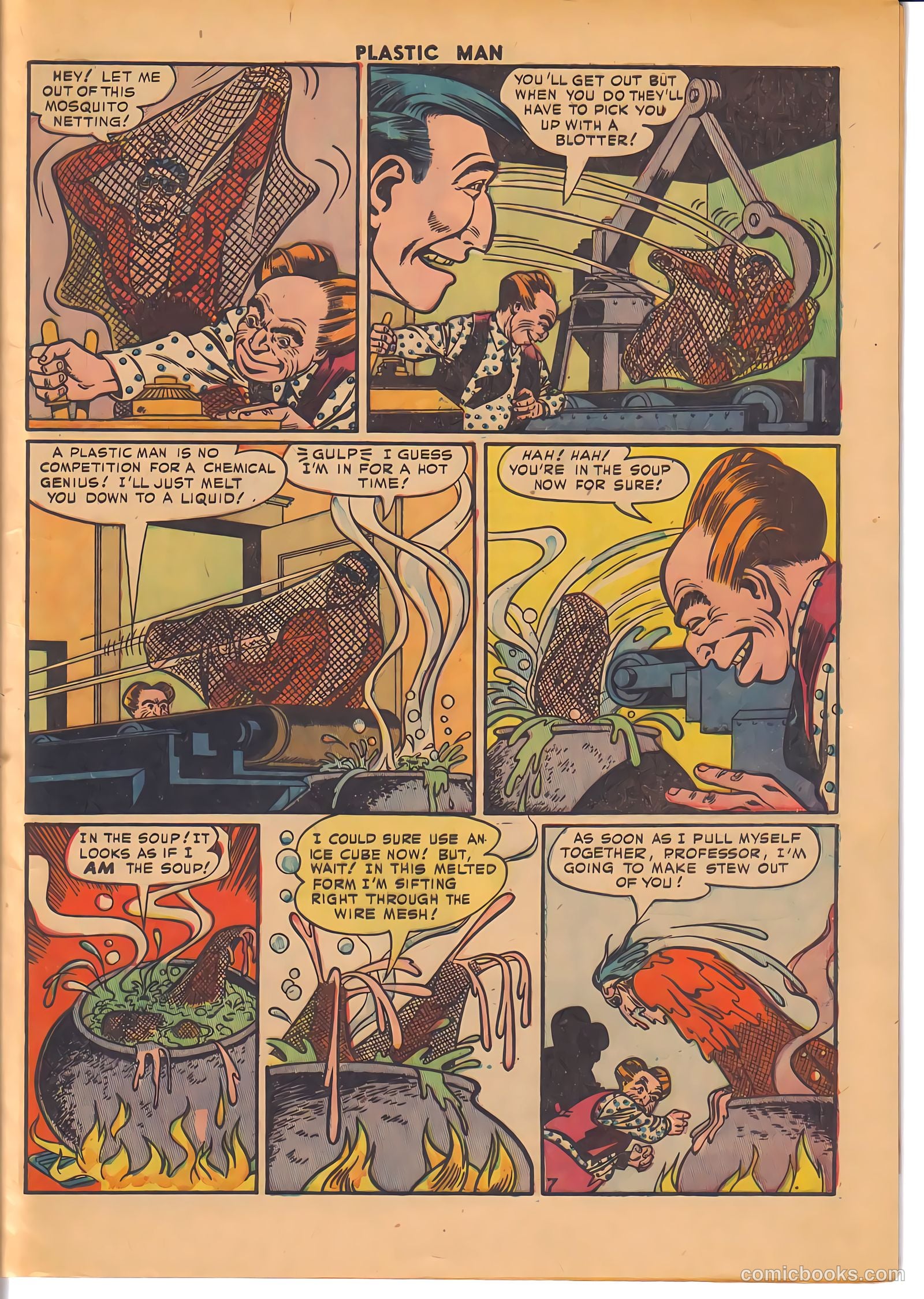 Plastic Man #33 (1952) — page 9 of 36