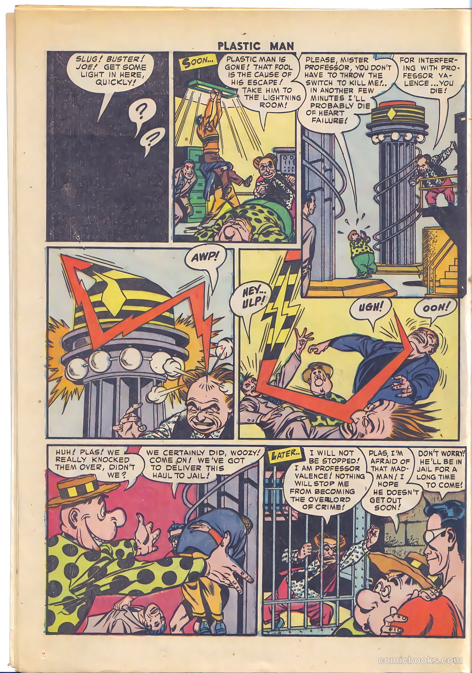Plastic Man #33 (1952) — page 12 of 36