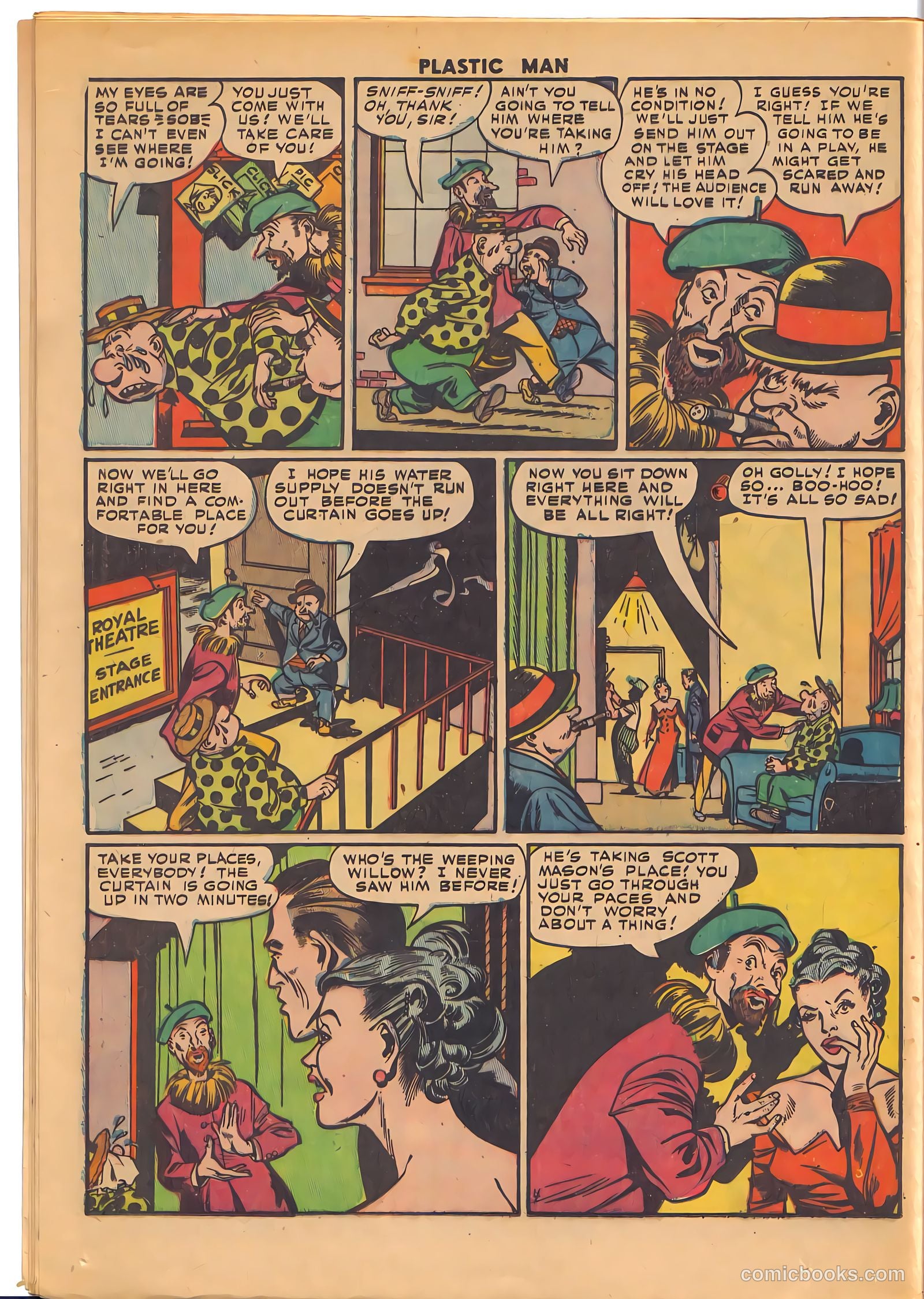 Plastic Man #33 (1952) — page 16 of 36