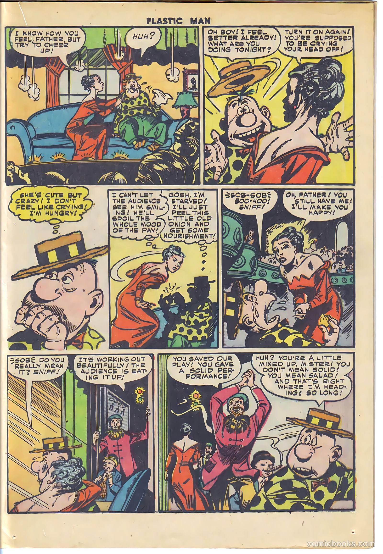Plastic Man #33 (1952) — page 17 of 36