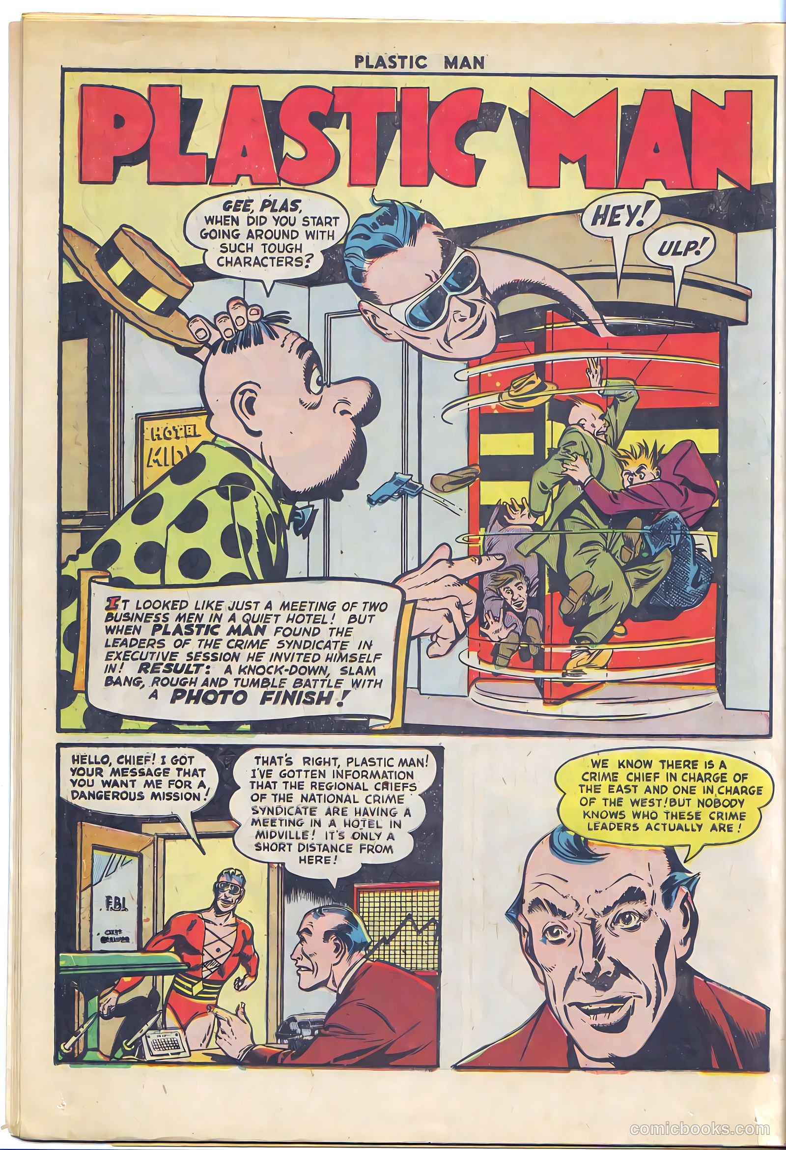 Plastic Man #33 (1952) — page 19 of 36