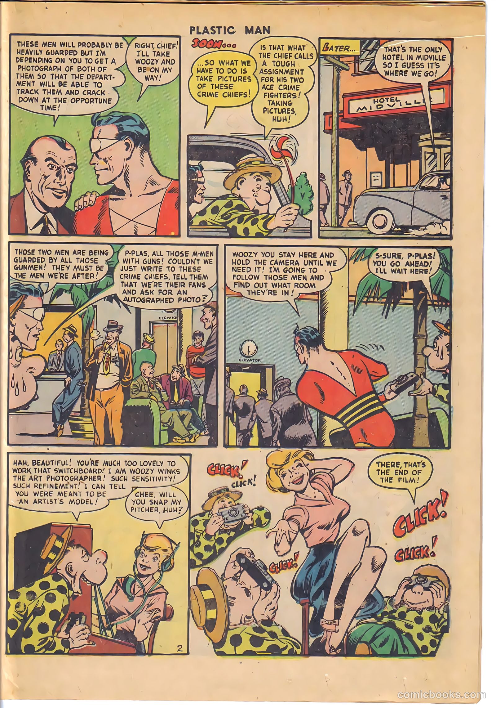 Plastic Man #33 (1952) — page 20 of 36