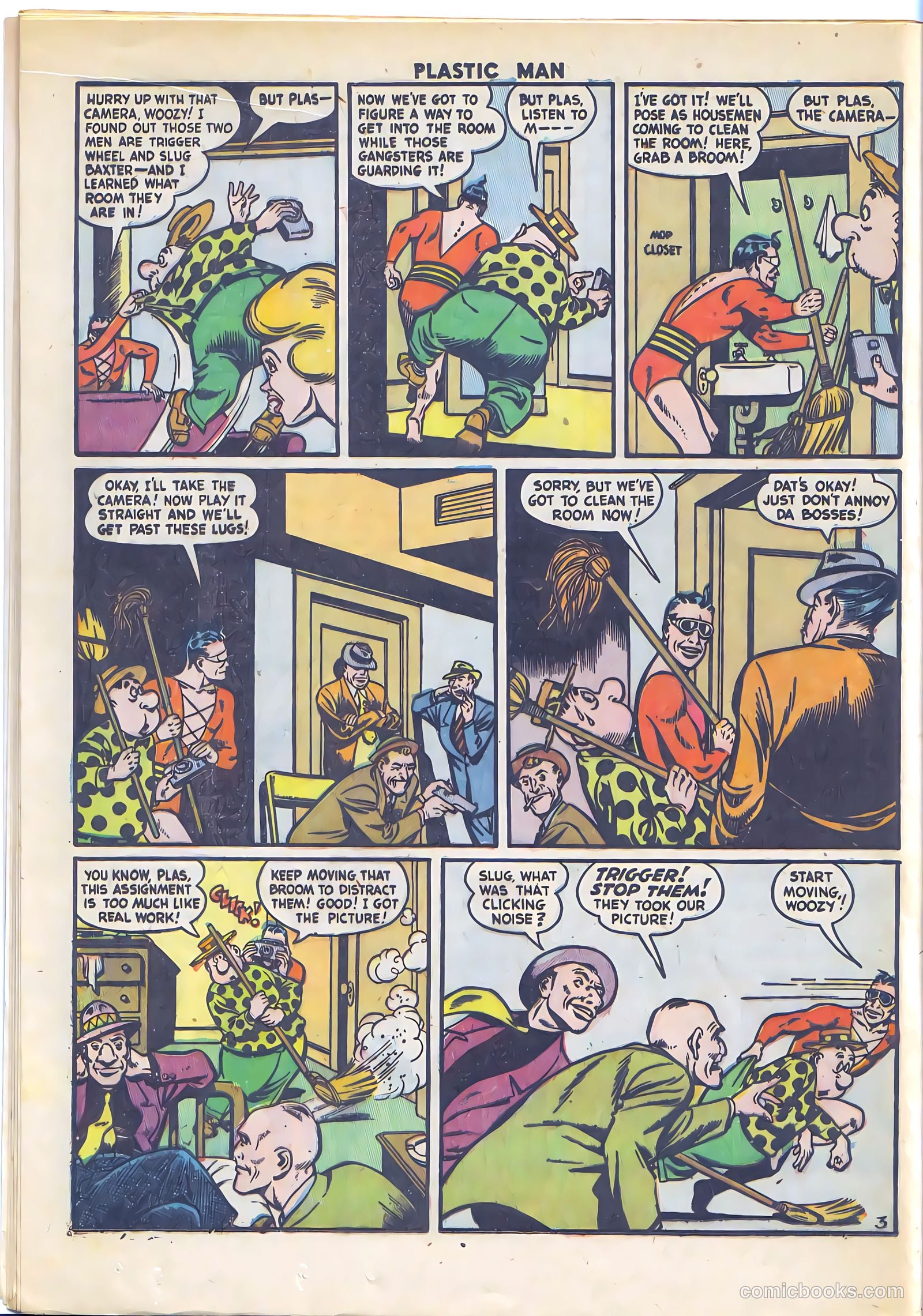 Plastic Man #33 (1952) — page 21 of 36