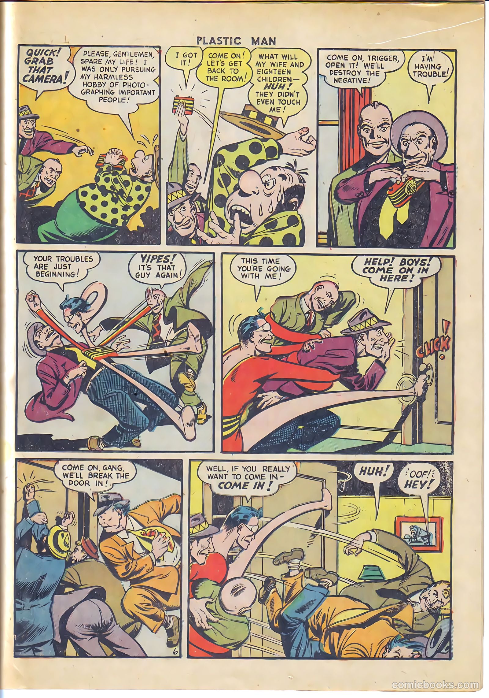 Plastic Man #33 (1952) — page 24 of 36
