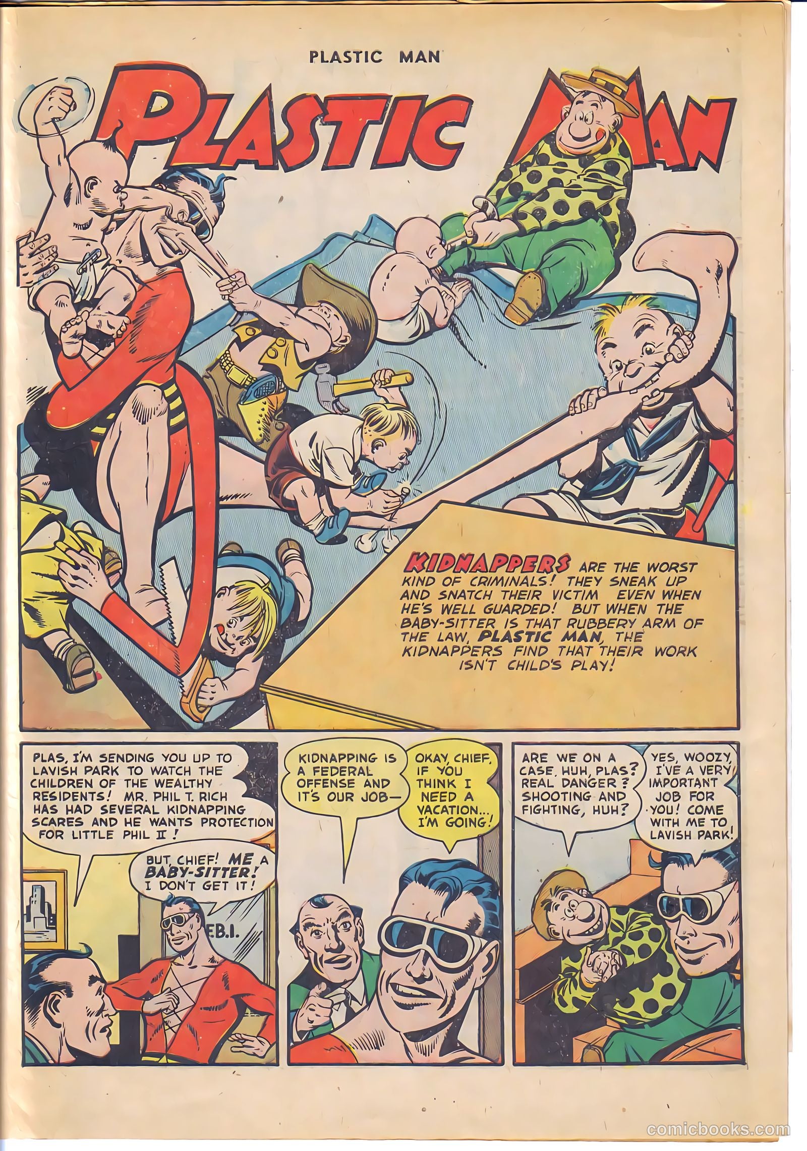 Plastic Man #33 (1952) — page 27 of 36