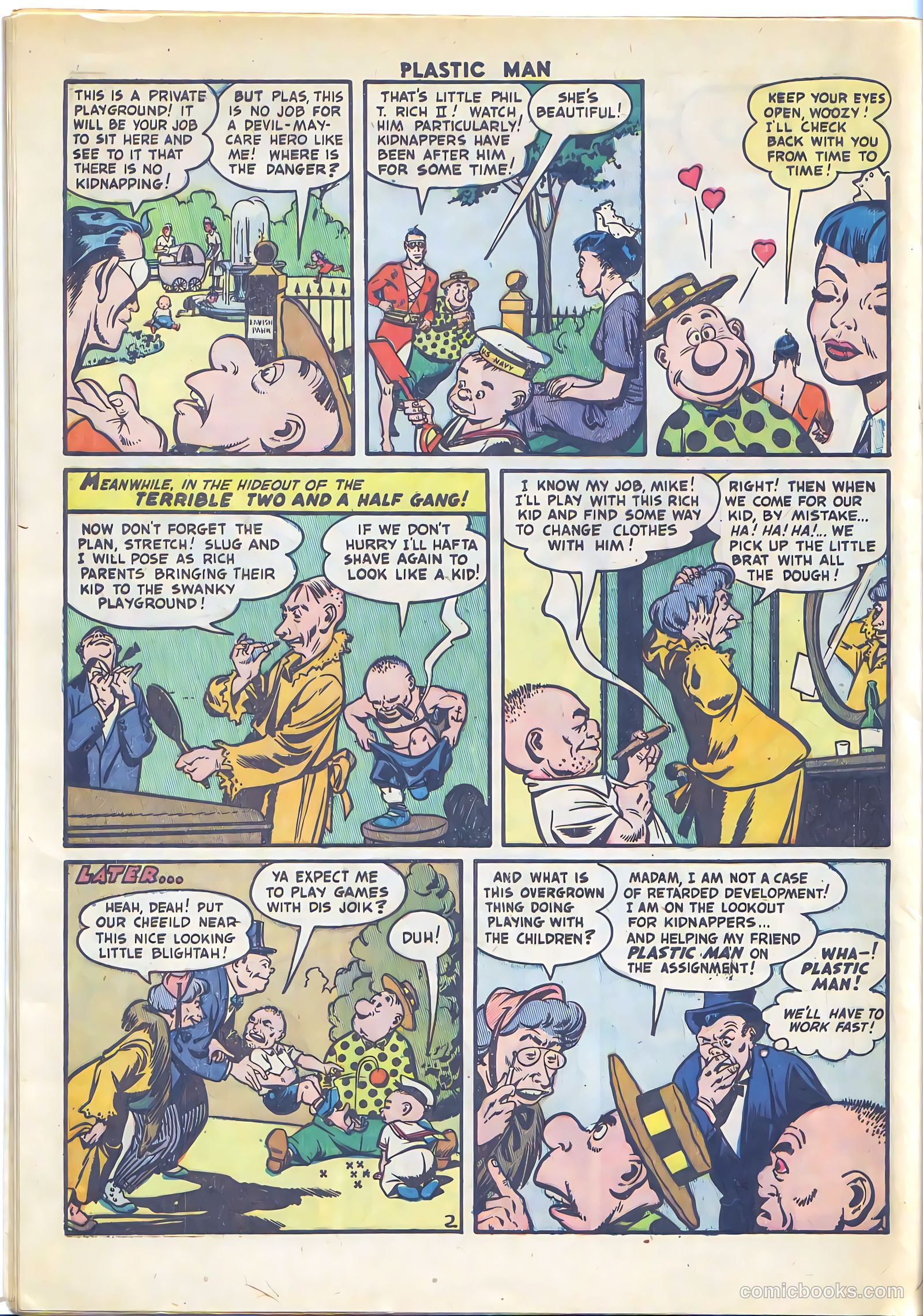 Plastic Man #33 (1952) — page 28 of 36