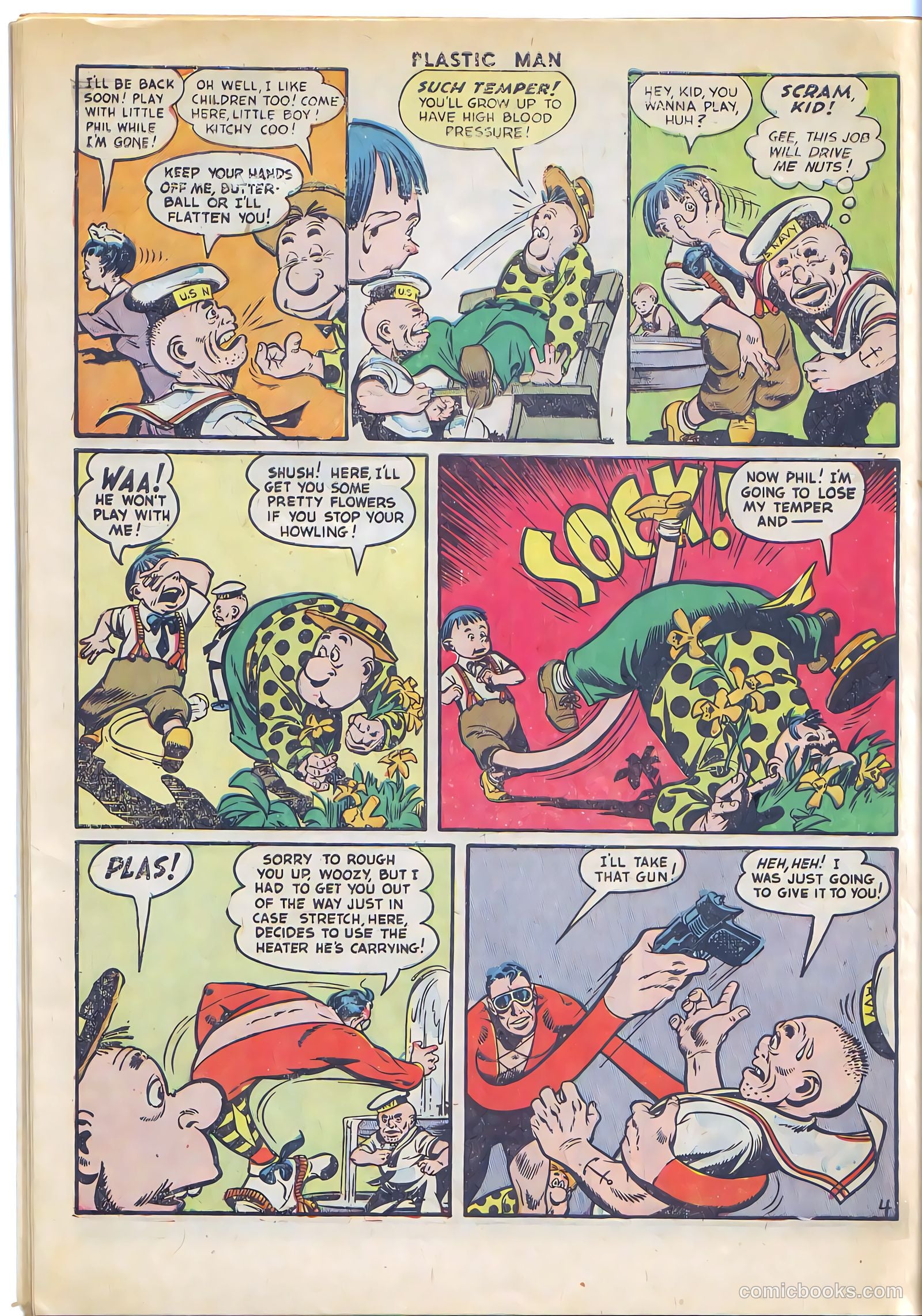 Plastic Man #33 (1952) — page 30 of 36